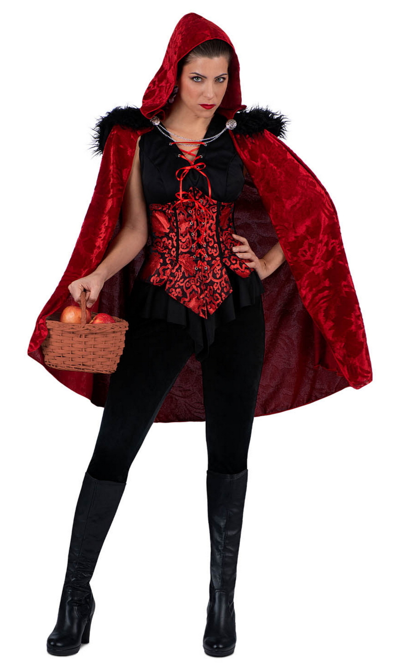 Black Forest Red Riding Hood Costume - Adult Size Small
