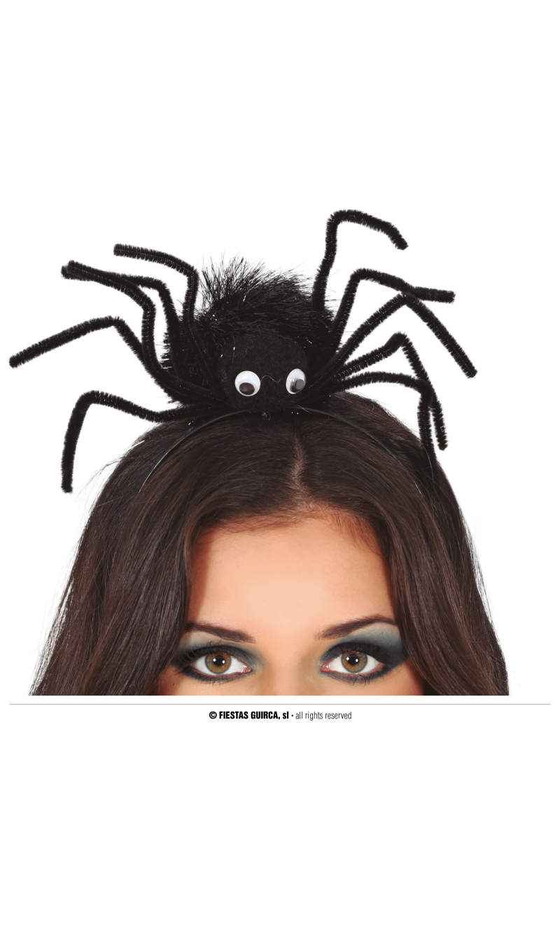 Halloween Spider Headband With Eyes