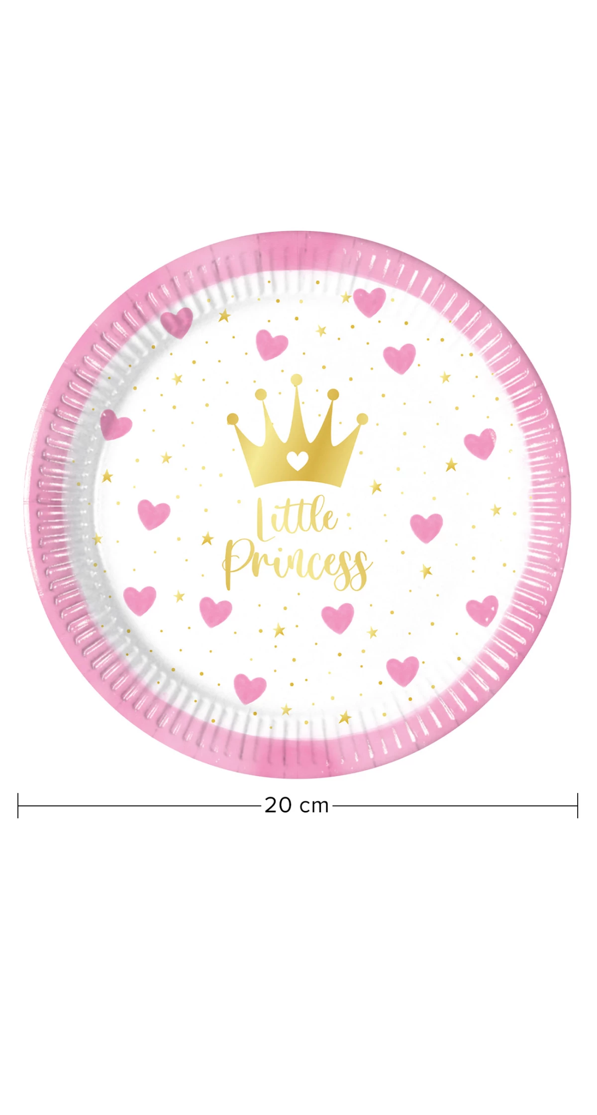 My Little Princess FSC Paper Plates Medium 20cm - 8pk