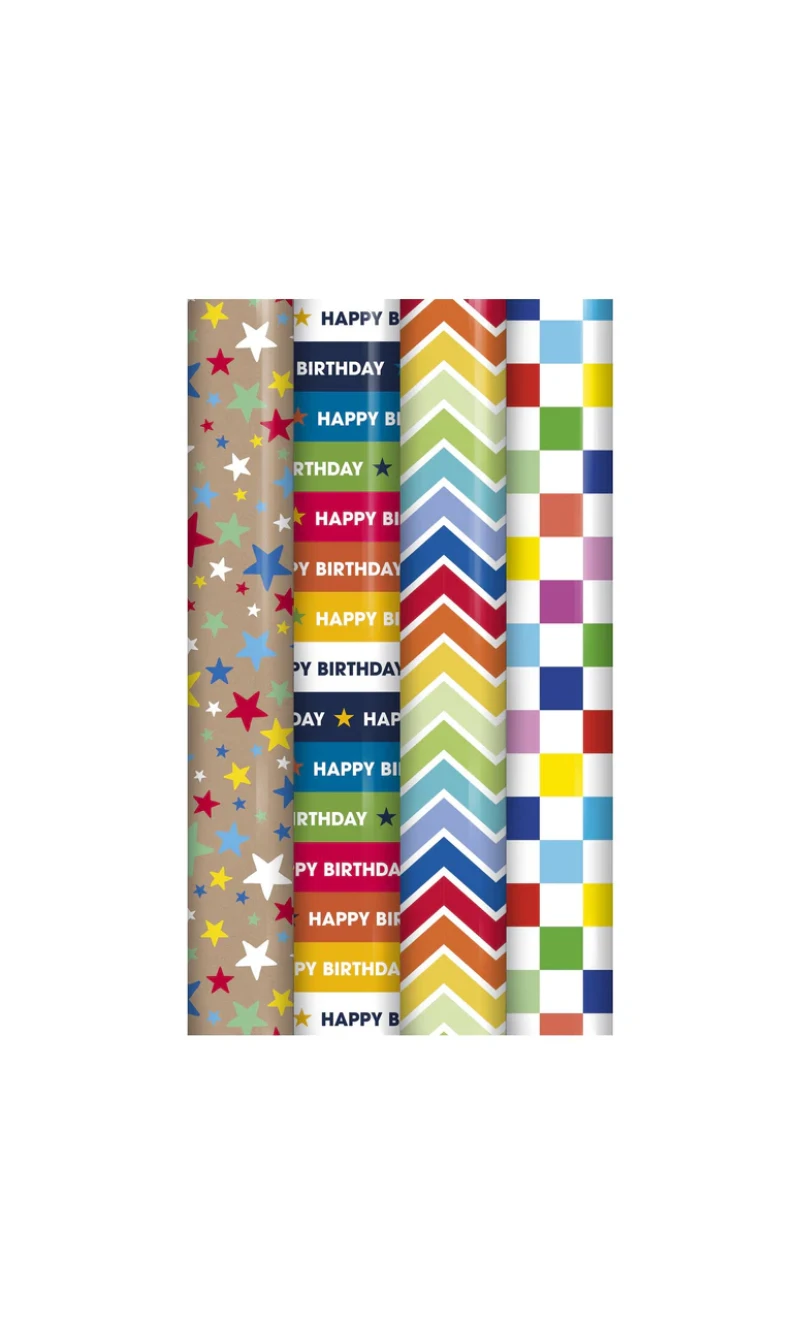 Assorted Design Wrapping Paper – 3M