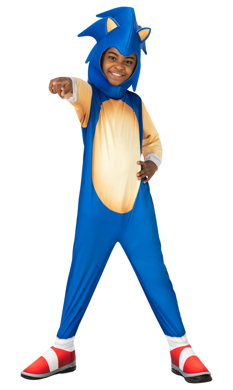 Official Licensed Sonic The Hedgehog Classic Costume - Age 7 to 8 Years