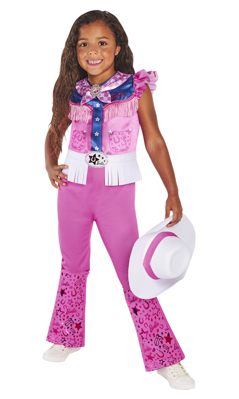 Official Licensed Barbie Cowgirl Costume - Age 7 to 8 Years