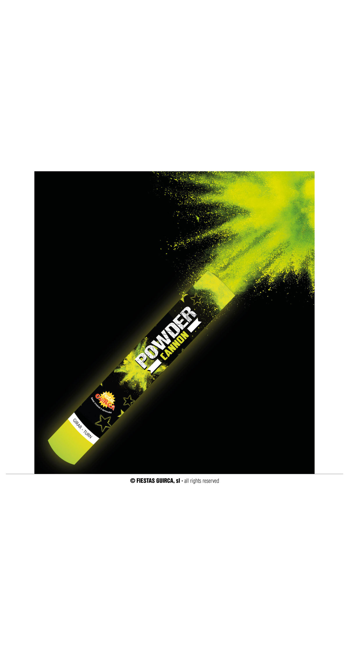 Powder Cannon 30cm - Yellow