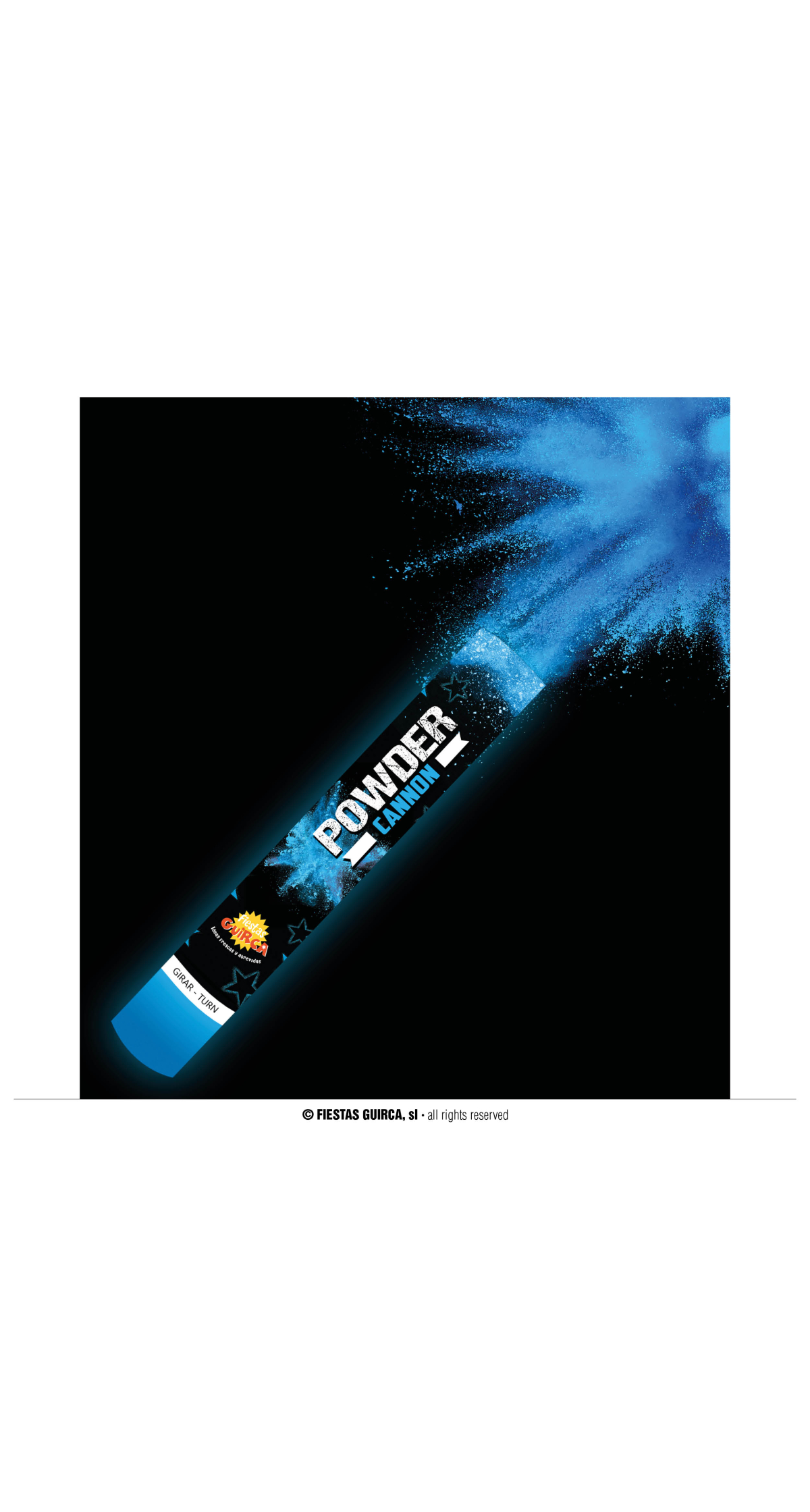 Powder Cannon 30cm - Blue
