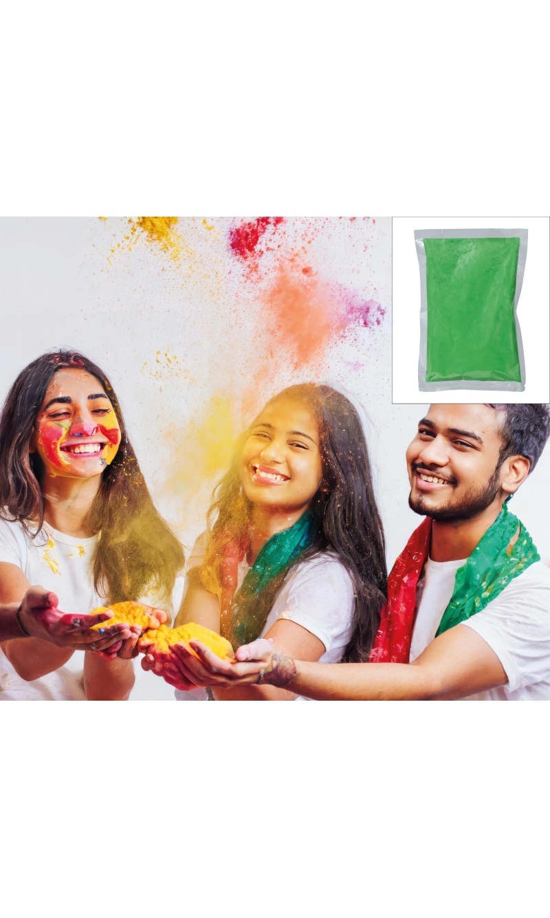 Holi Festival Powder Green 200gr
