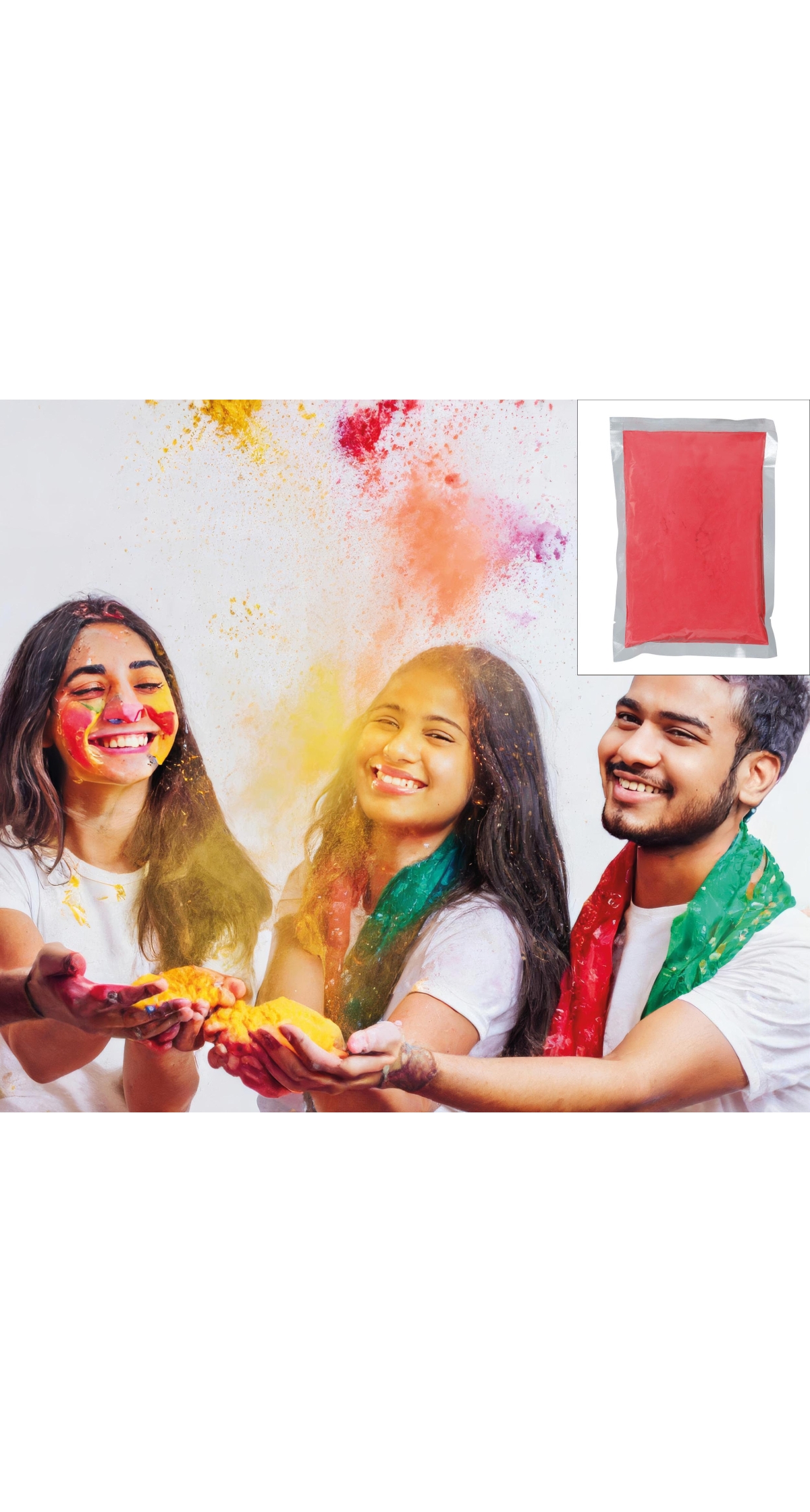 Holi Festival Powder Red 200gr