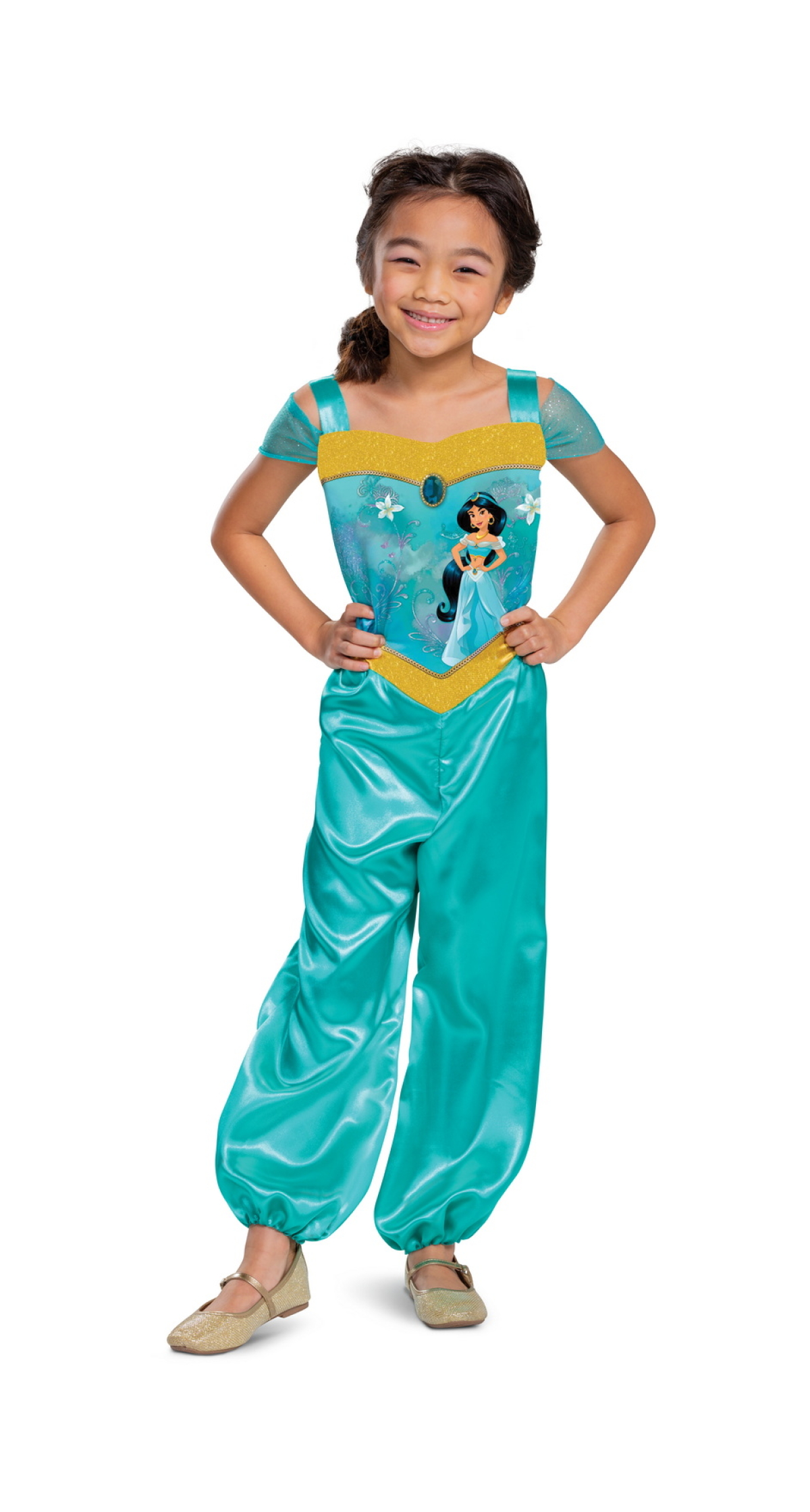 Official Disney License Princess Jasmine Basic Plus (XS) - Age 3 to 4 Years