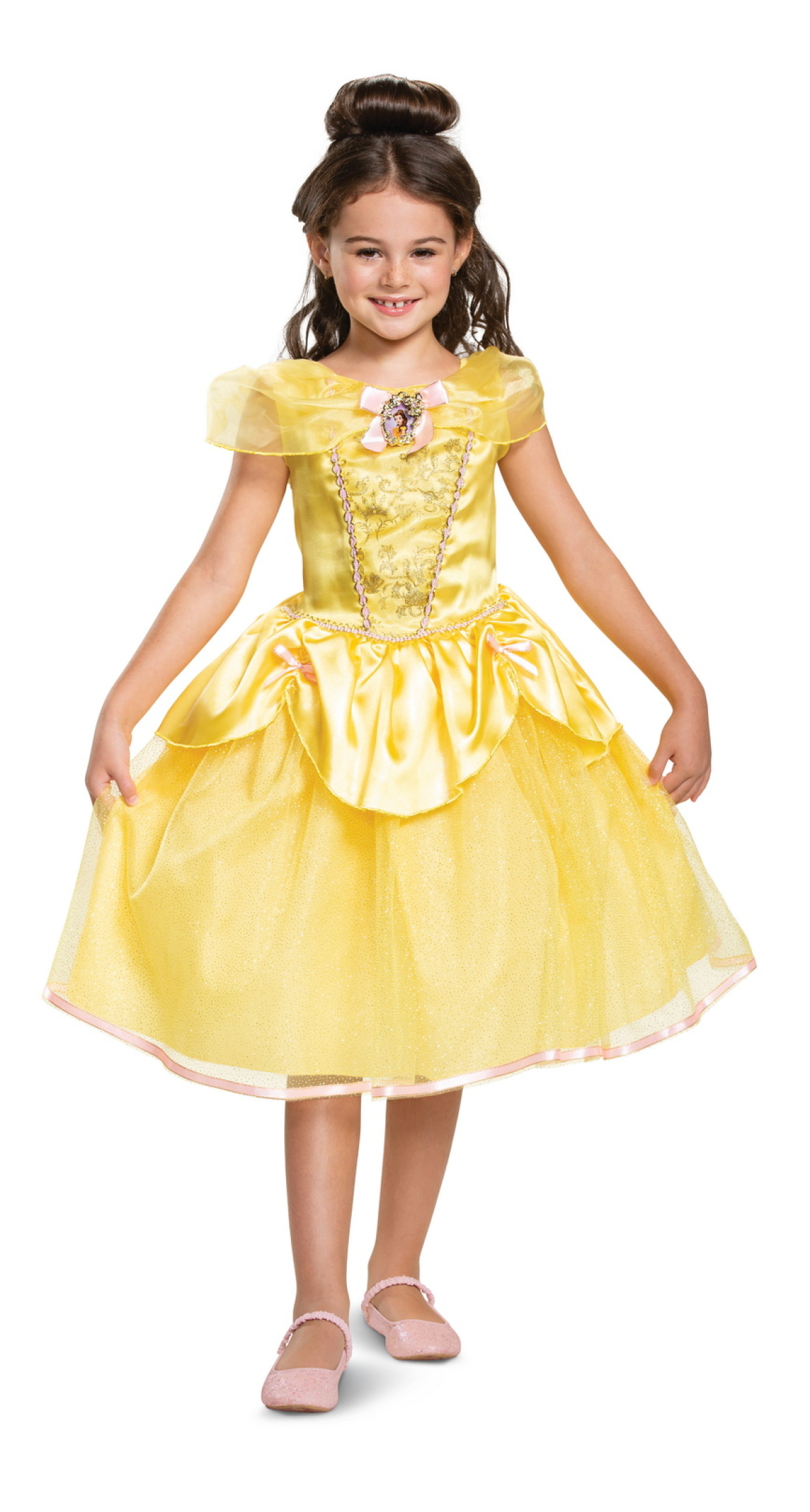 Official Disney License Princess Belle Deluxe (S) - Age 5 to 6 Years