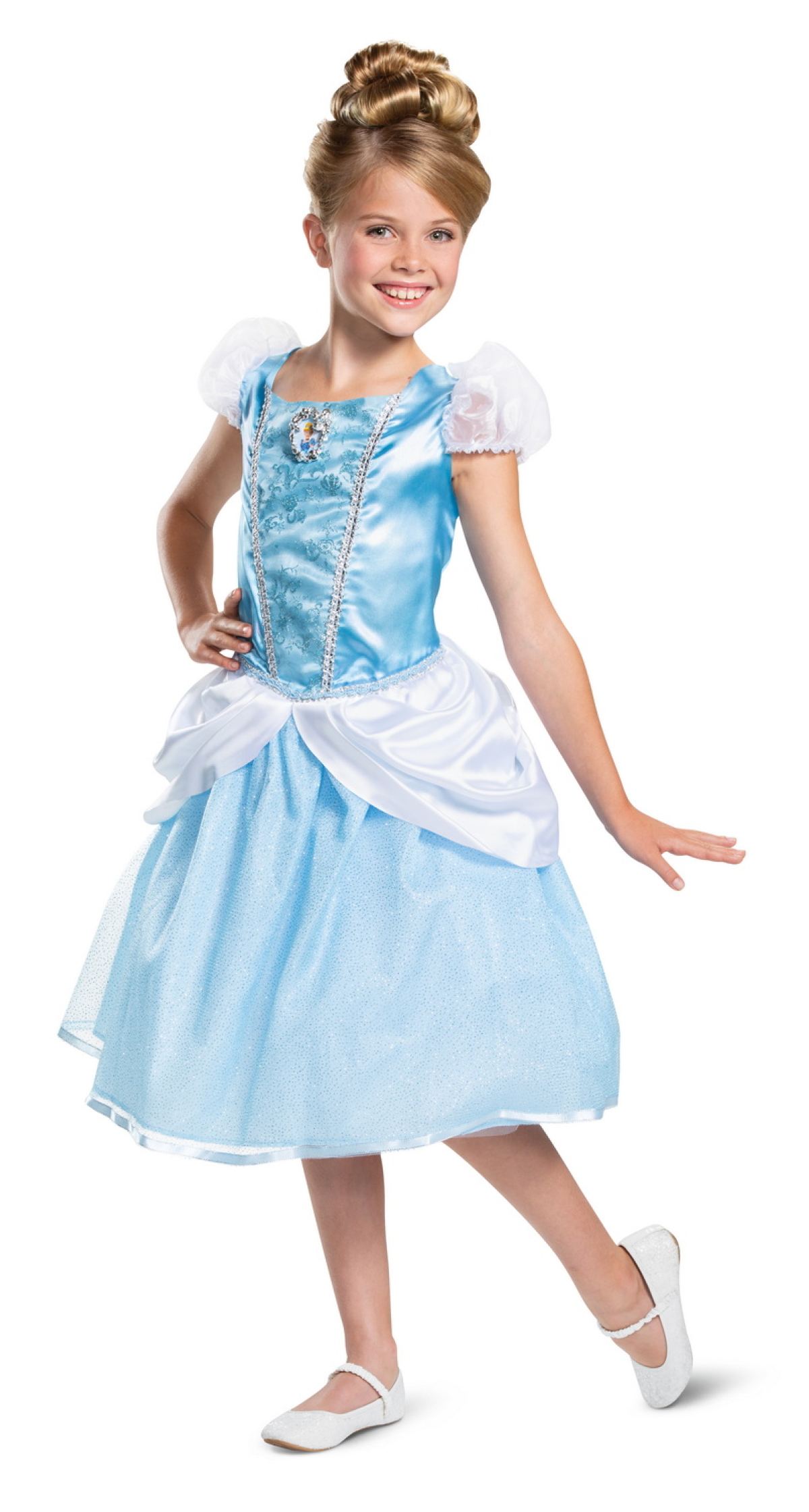 Official Disney License Princess Cinderella Deluxe (M) - Age 7 to 8 Years