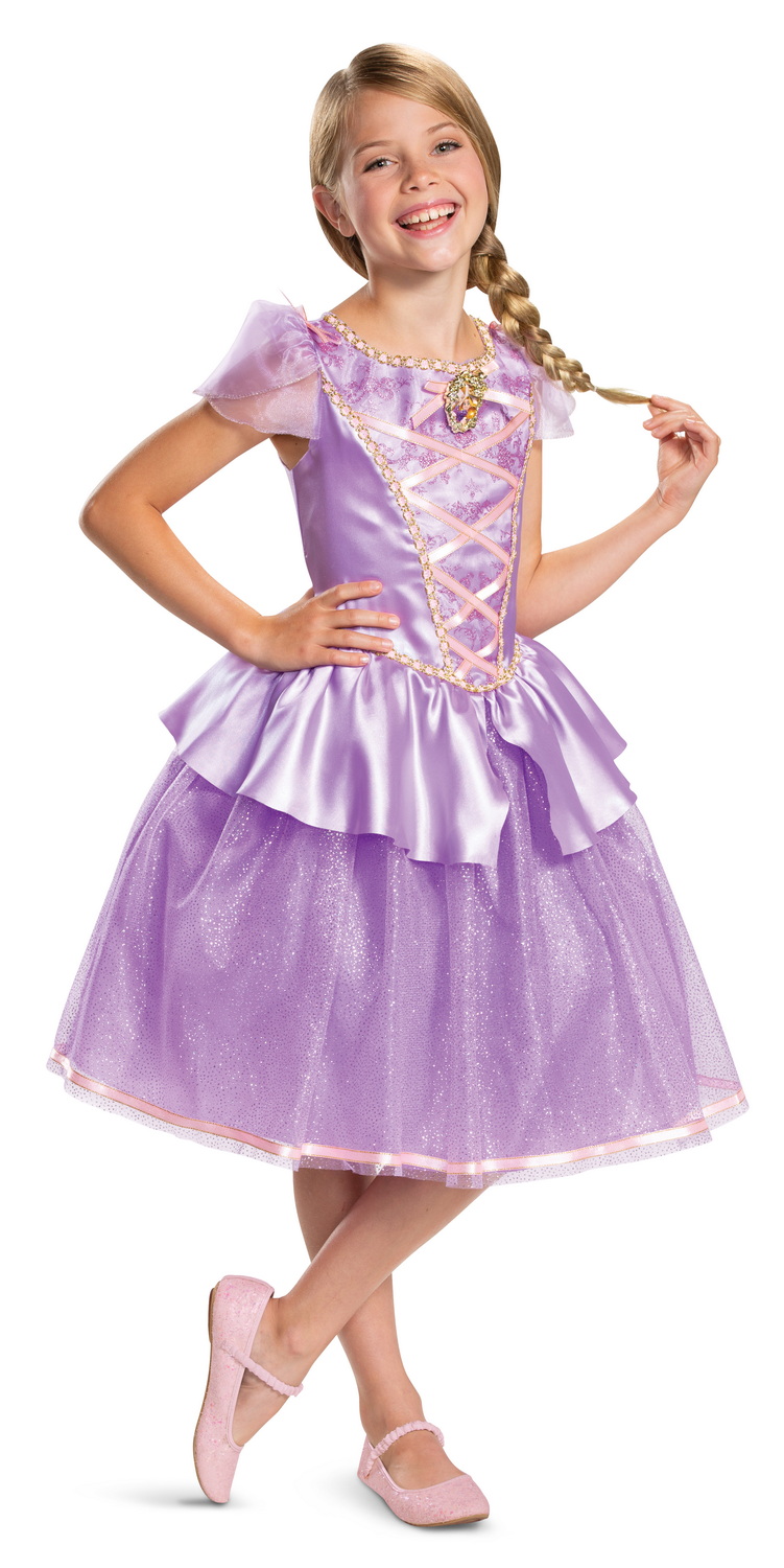 Official Disney License Princess Rapunzel Deluxe (M) - Age 7 to 8 Years