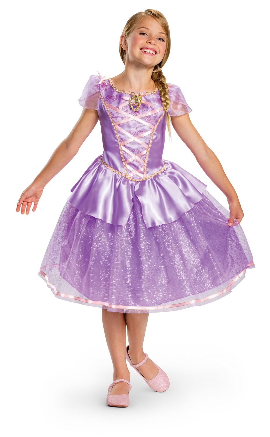 Official Disney License Princess Rapunzel Deluxe (M) - Age 7 to 8 Years