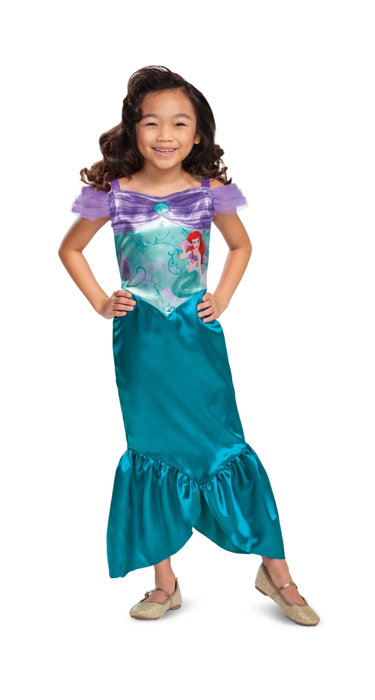 Official Disney License Princess Ariel Basic Plus (M) - Age 7 to 8 Years