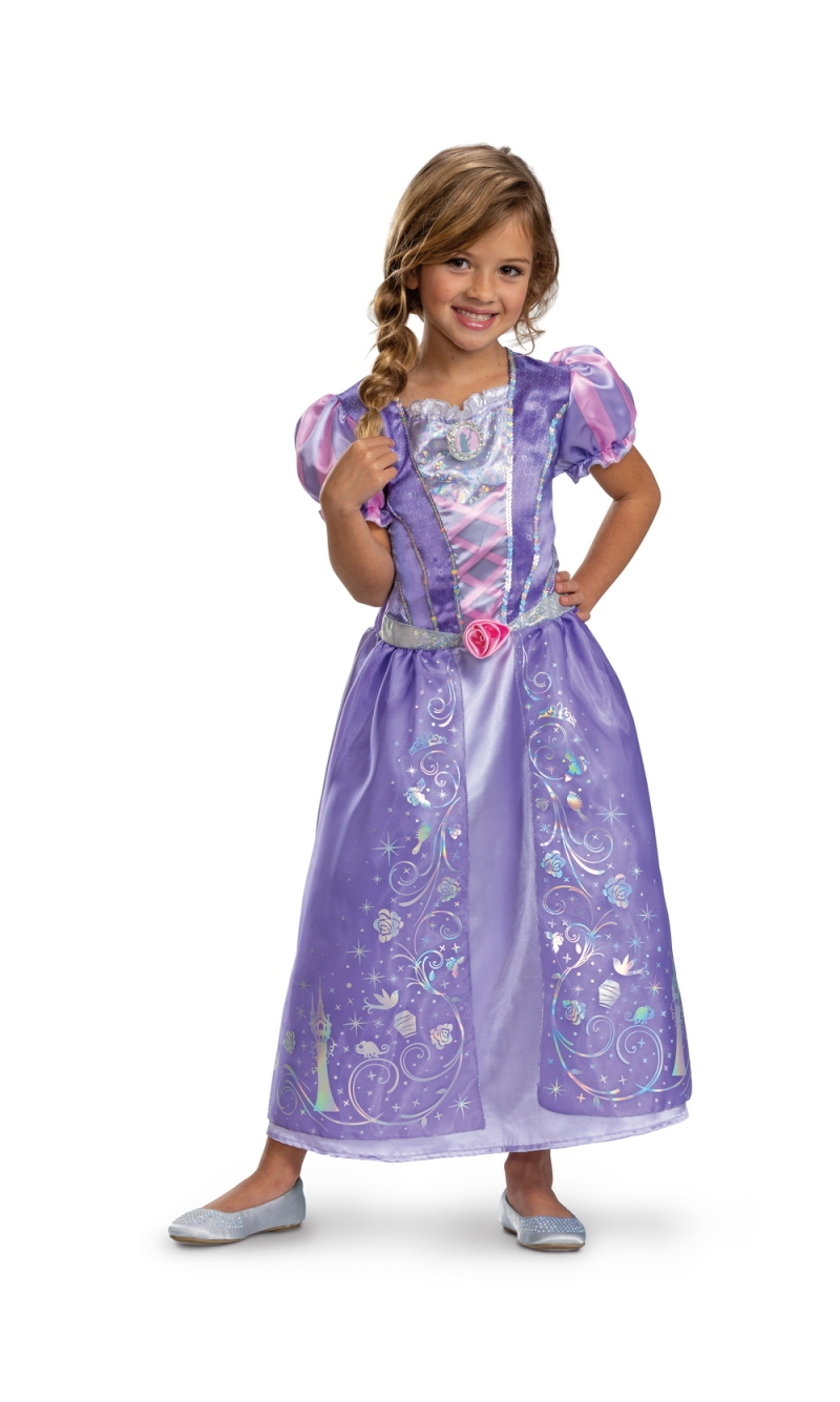 Official Disney License 100th Anniversary Princess Rapunzel (M) - Age 7 to 8 Years