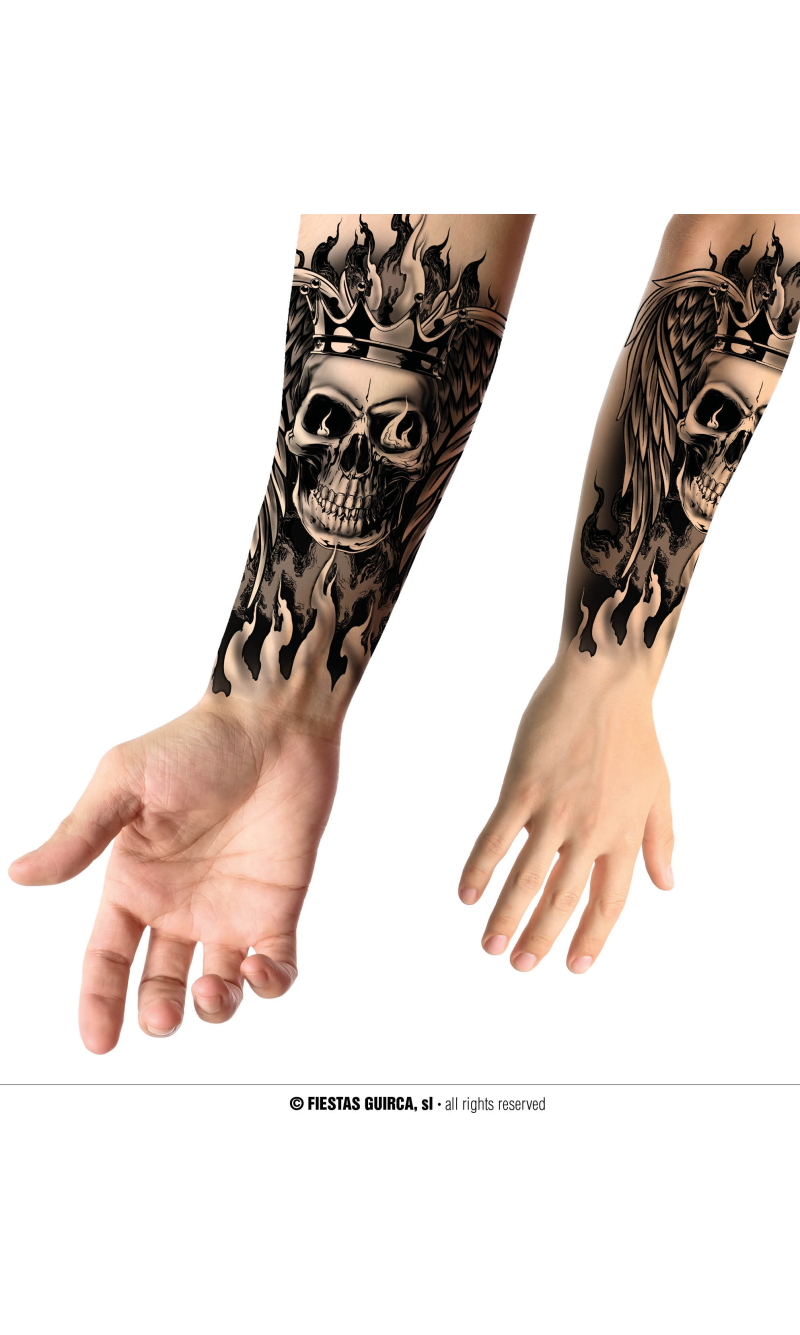 Skull Tattoon (14x30cm)