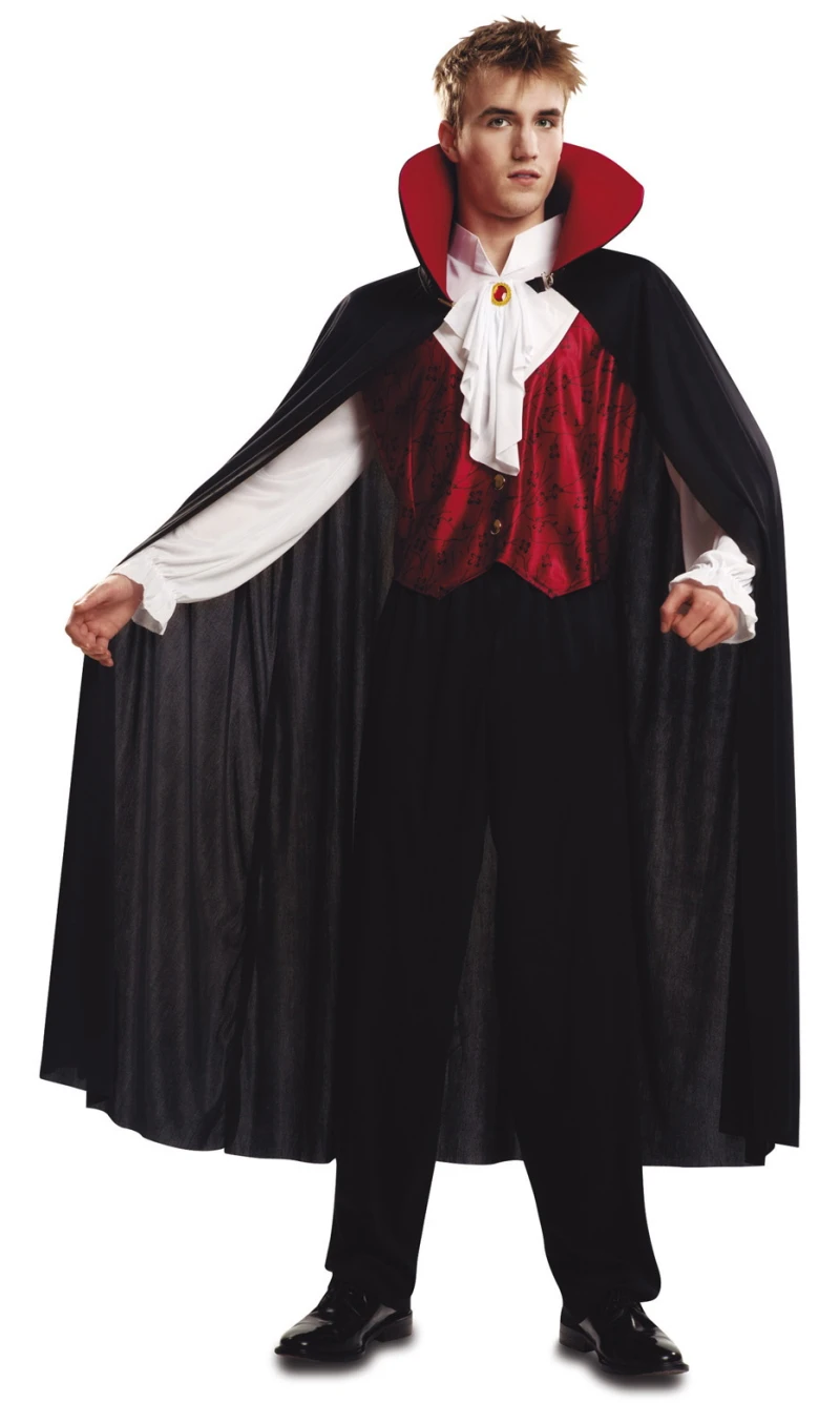 Gothic Vampire Man Costume - Adult Size XXL
