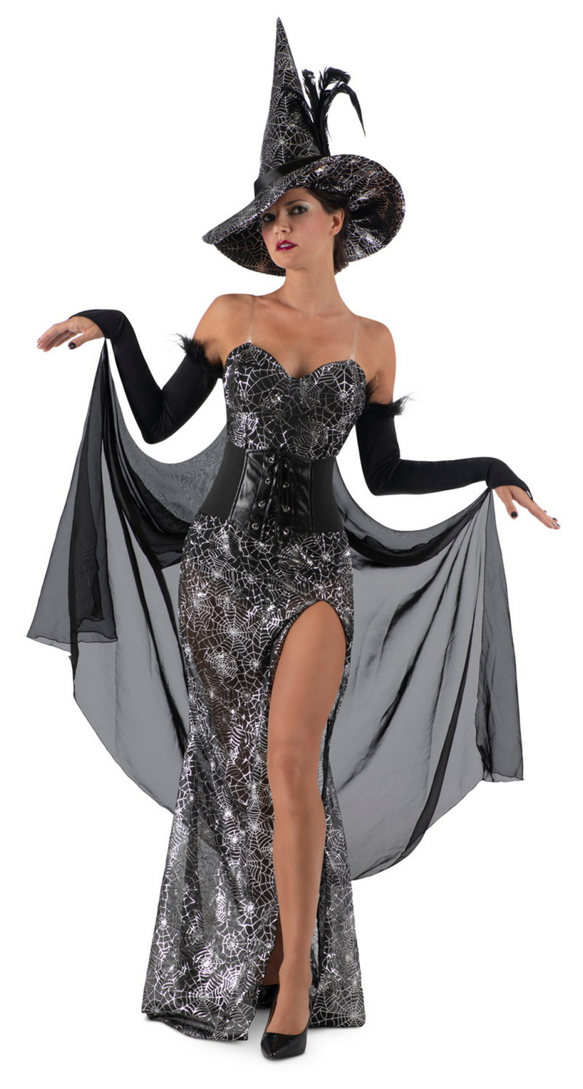 Deluxe Sexy Raven Witch - Adult Size Small