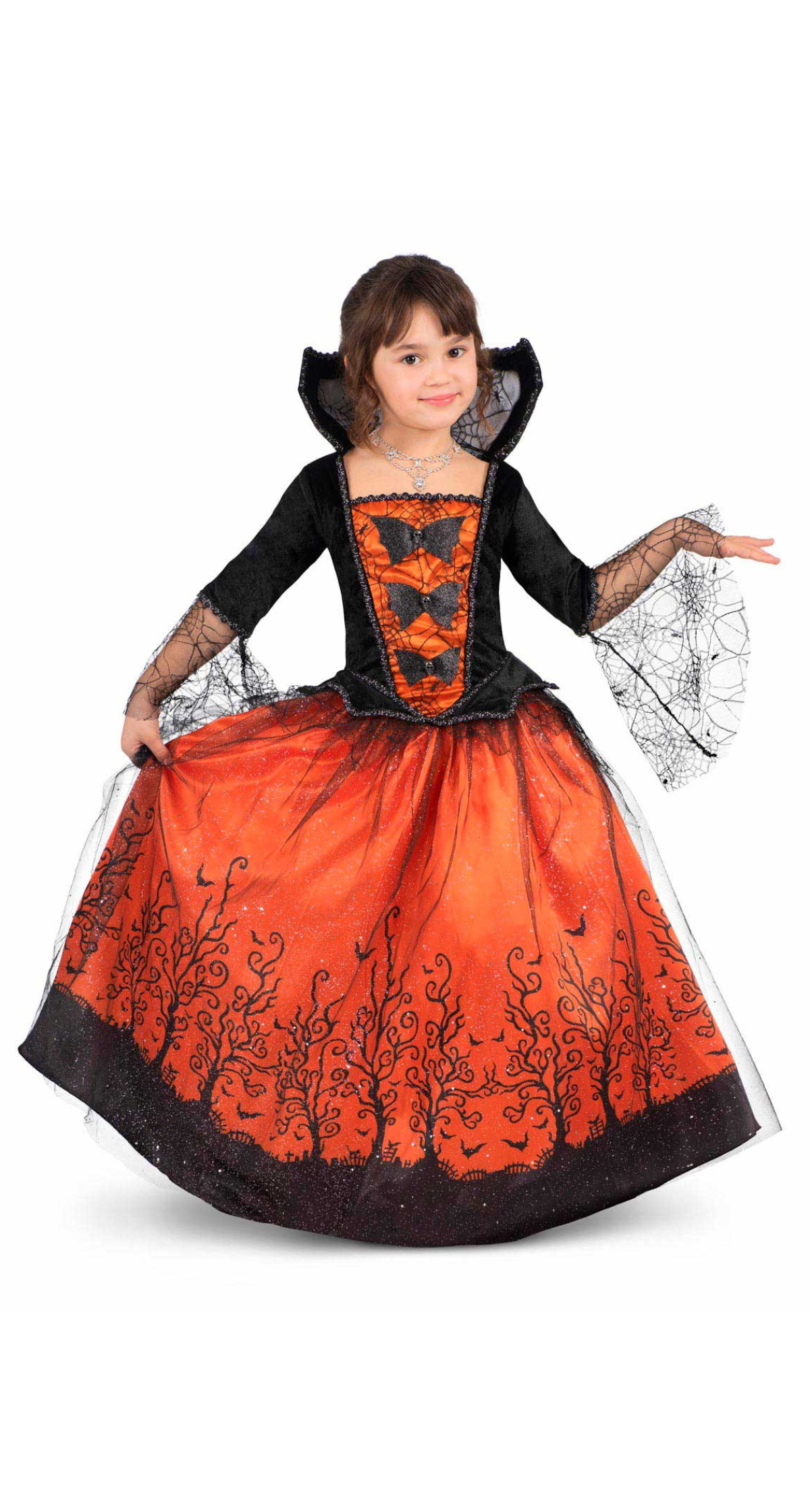 Halloween Queen Girl Costume - Age 7 to 9 Years