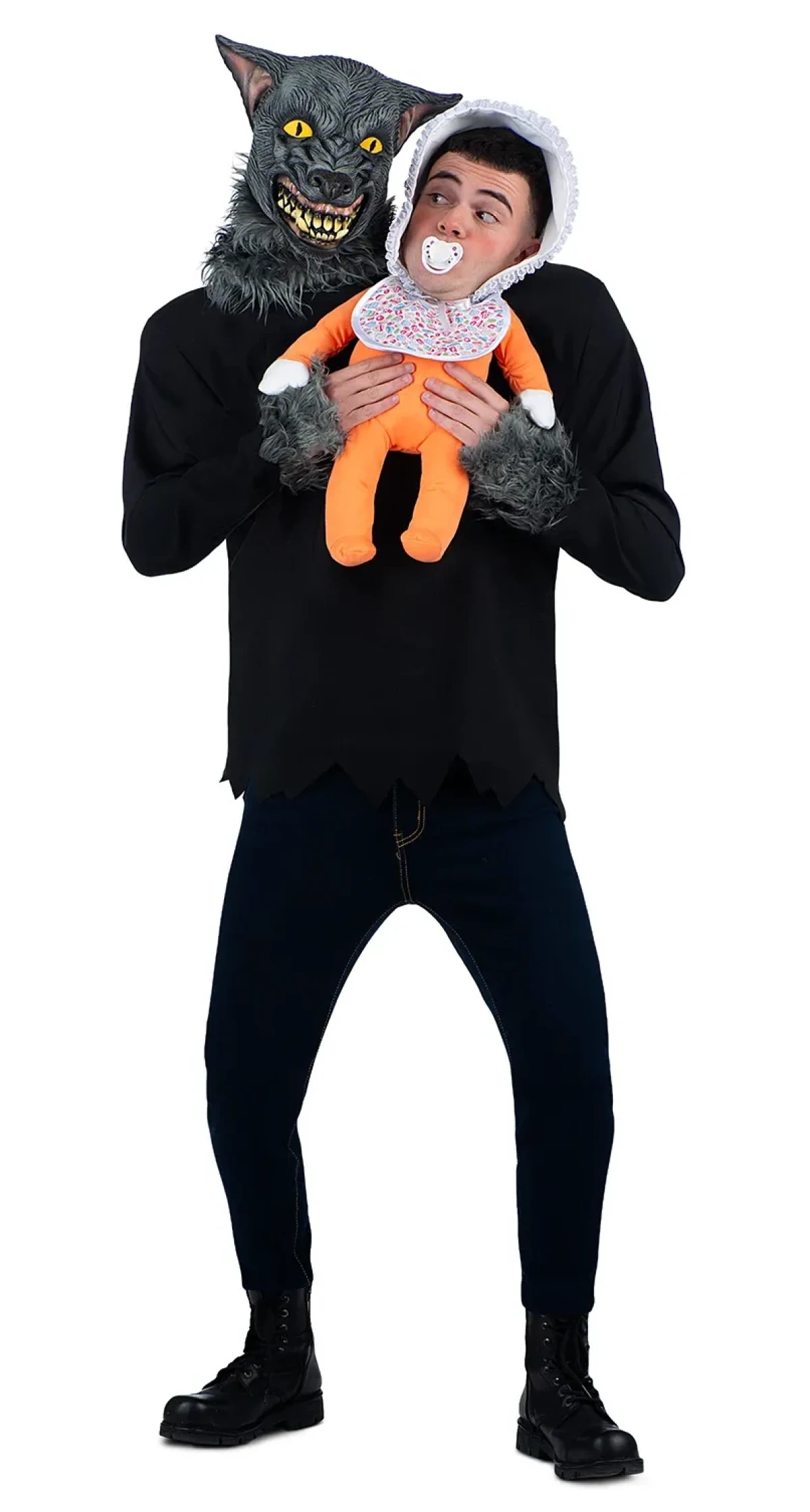 Werewolf With Baby Costume - Adult One Size