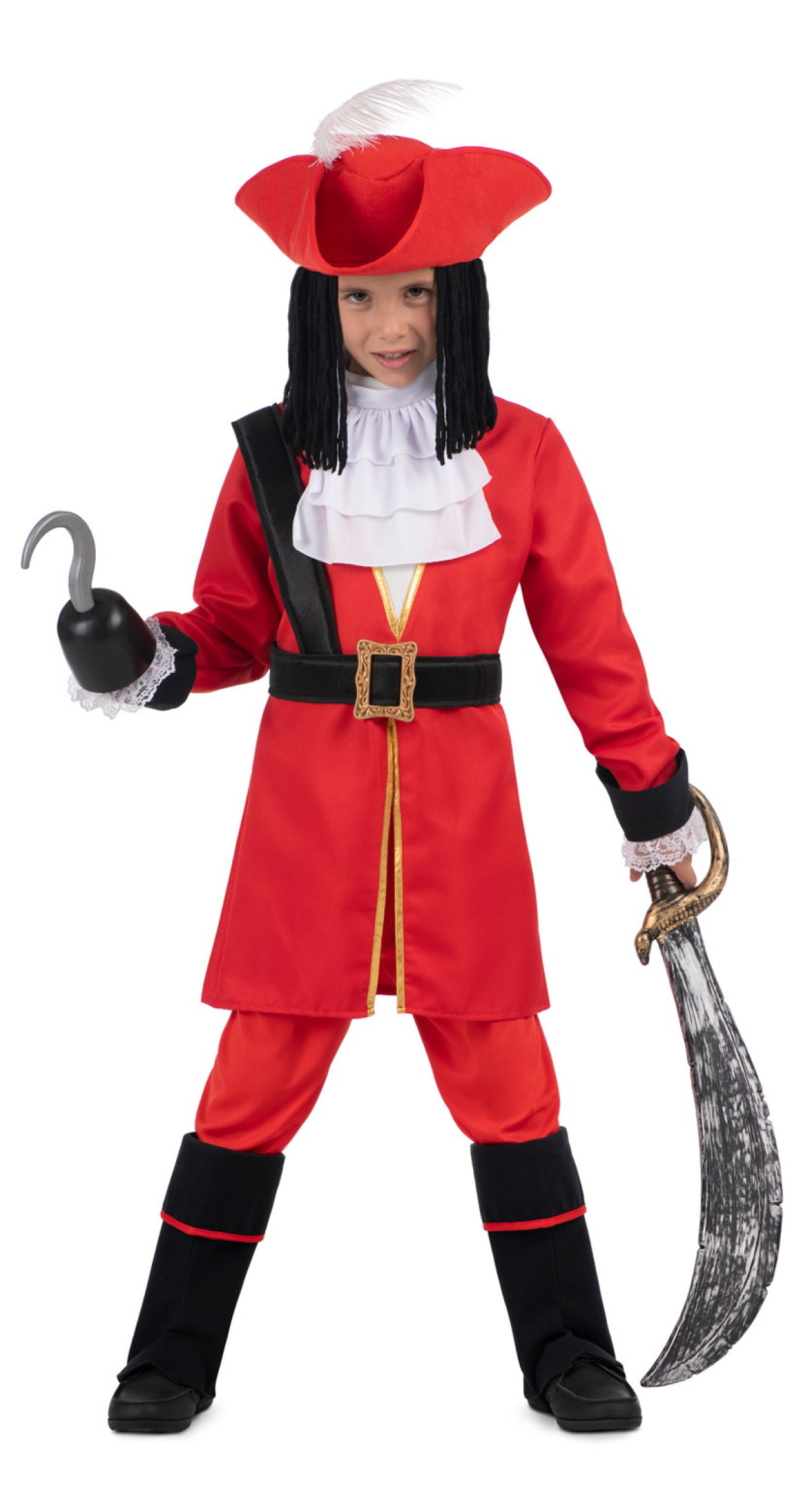 Captain Hook Costume - Age 5 to 6 Years