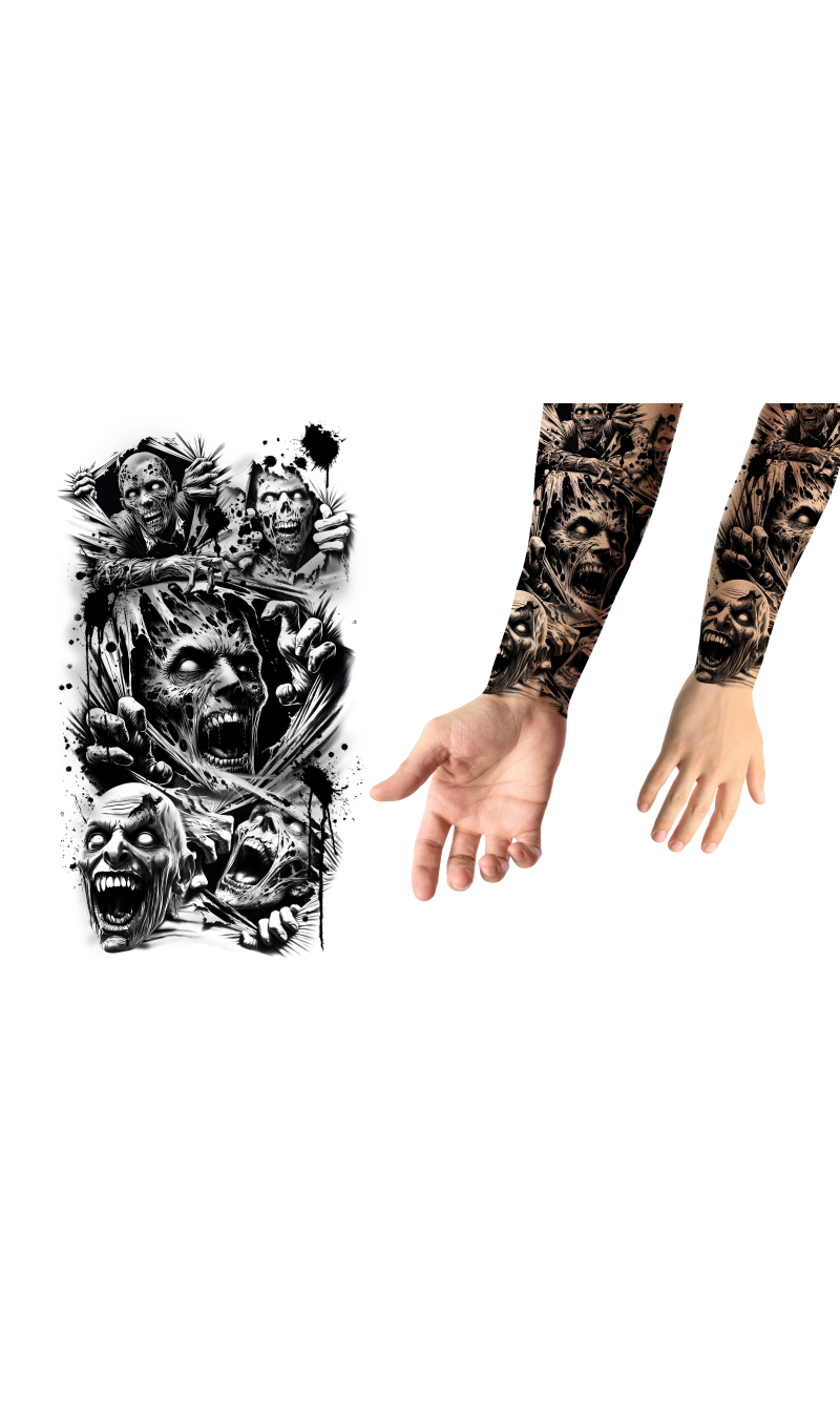 Tattoo Arm Zombie 14x30cm