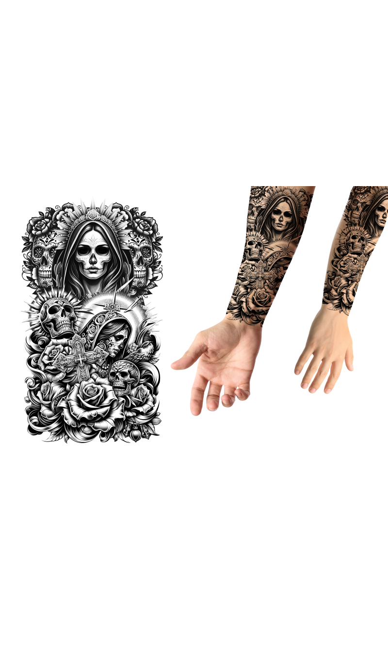 Tattoo Arm Catrina 14x30cm