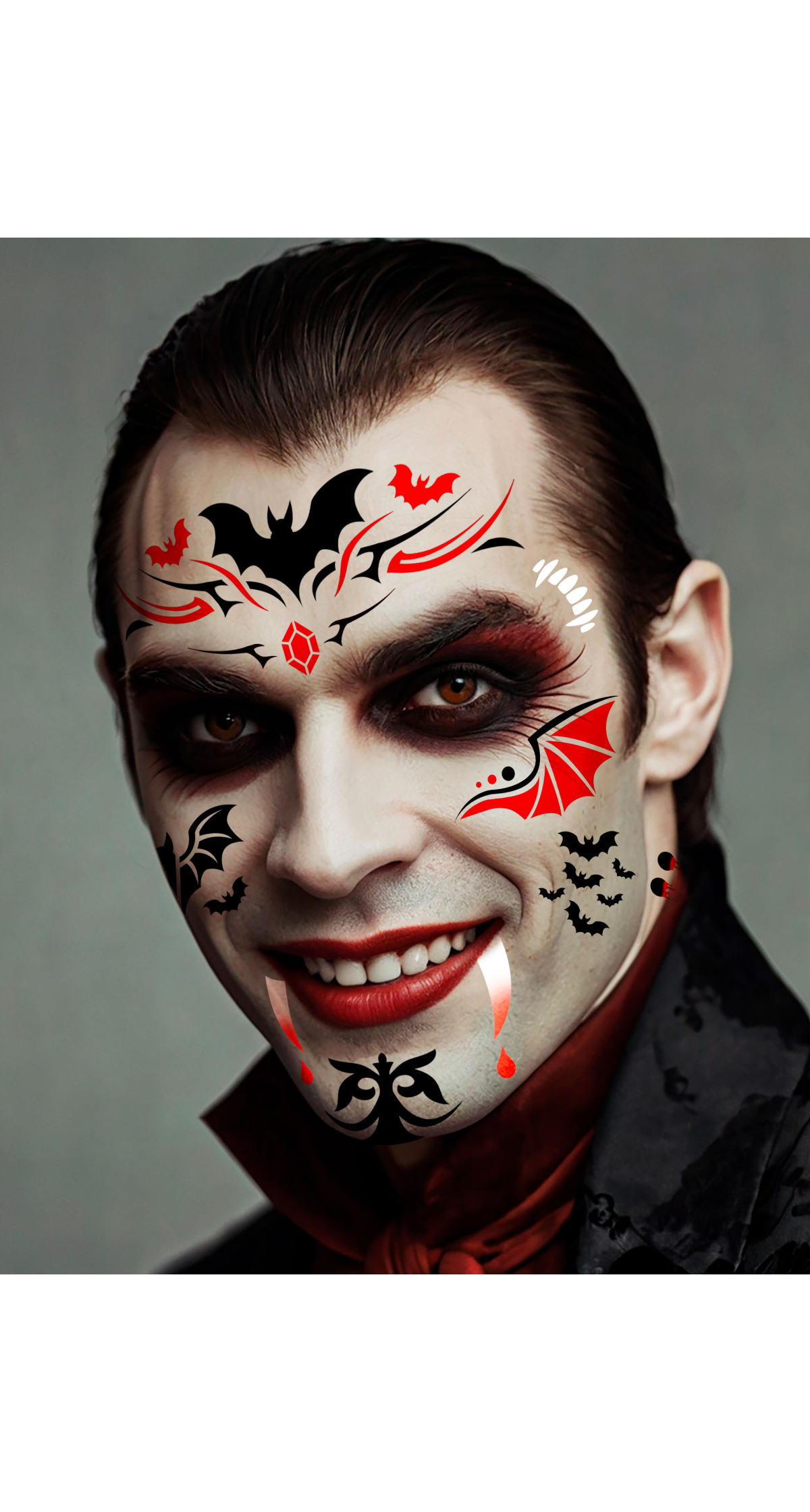 Make Up Stencil Vampire 14x20cm
