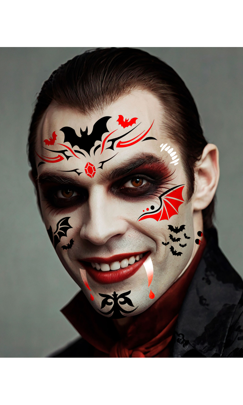 Make Up Stencil Vampire 14x20cm