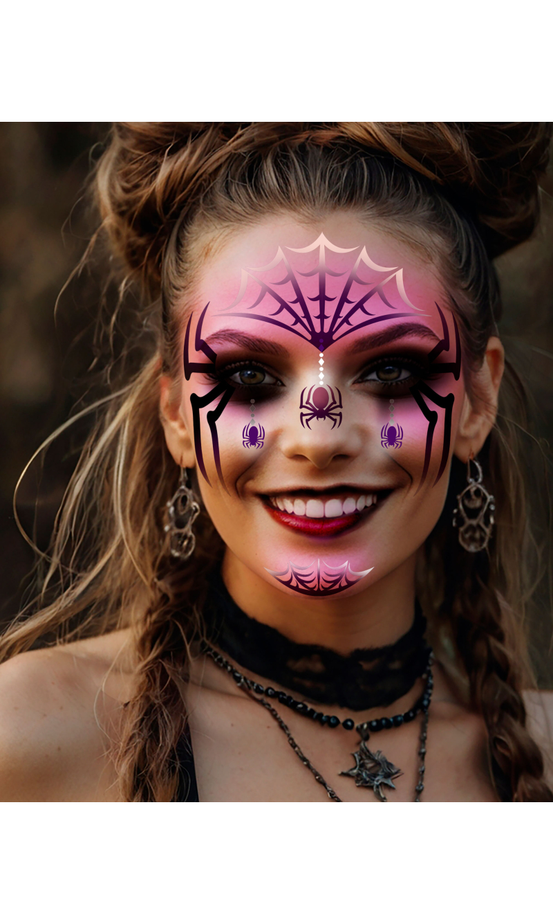 Makeup Stencil Spider 14x20cm