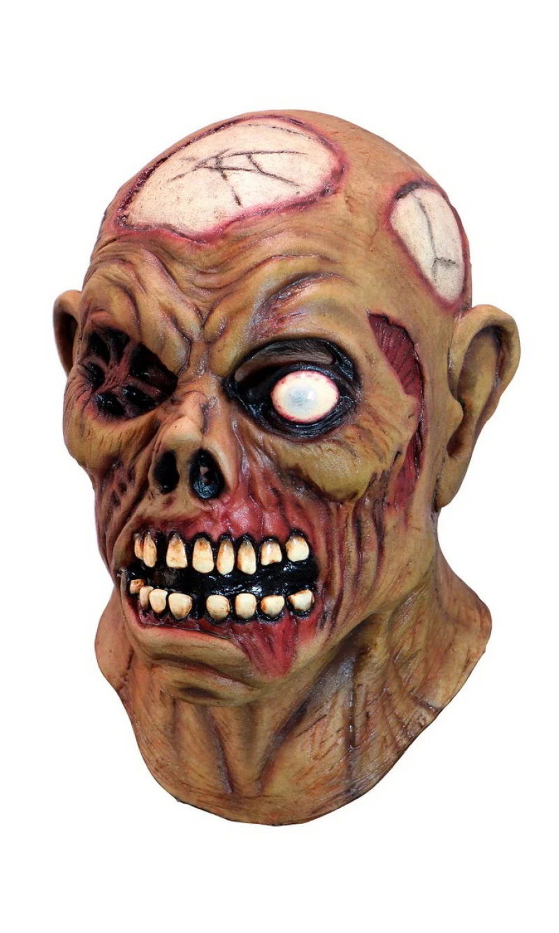 Blind Zombie Latex Mask (Ghoulish) - Adult One Size