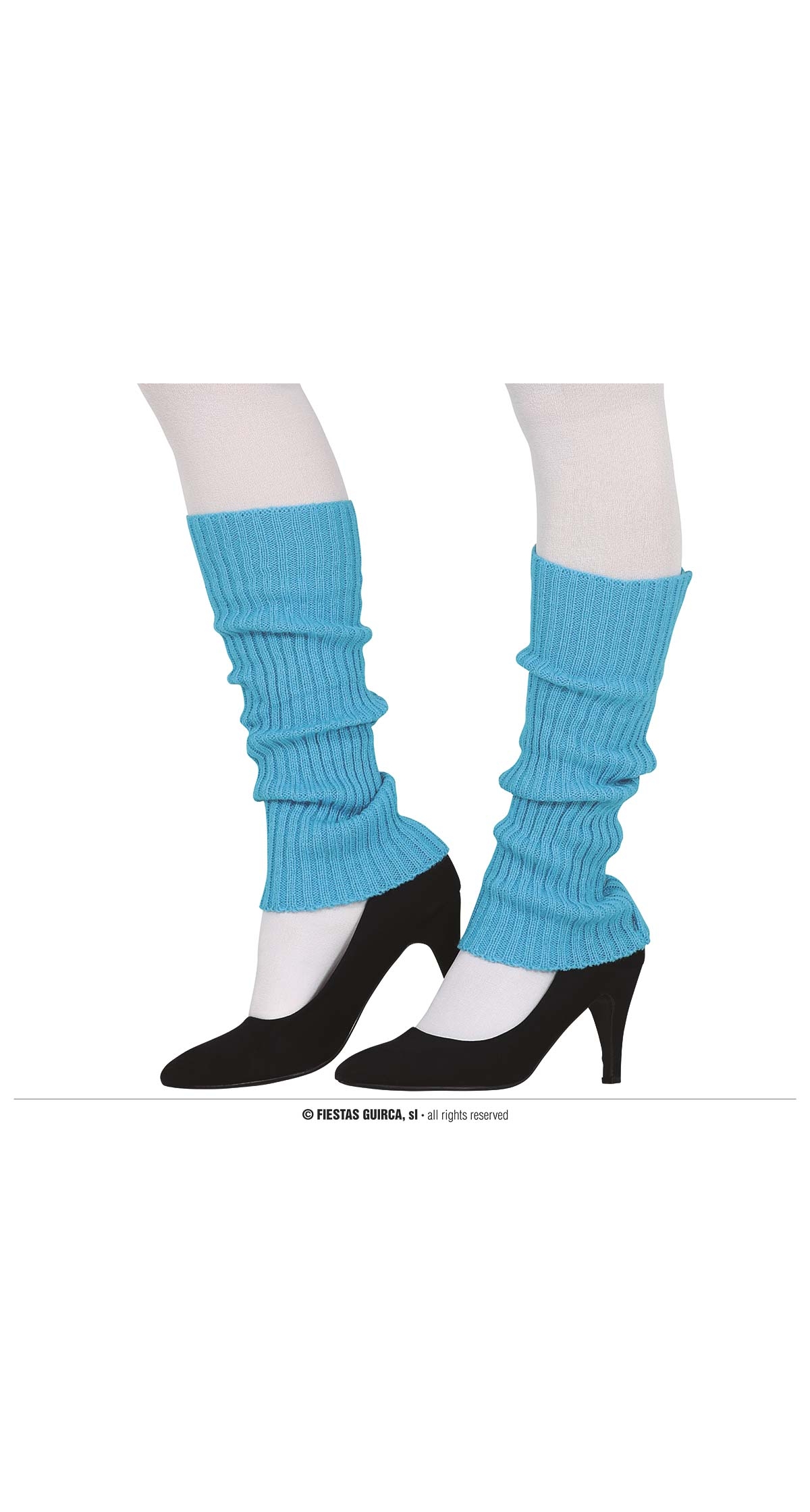 80’s Neon Blue Leg Warmers – Adult One Size