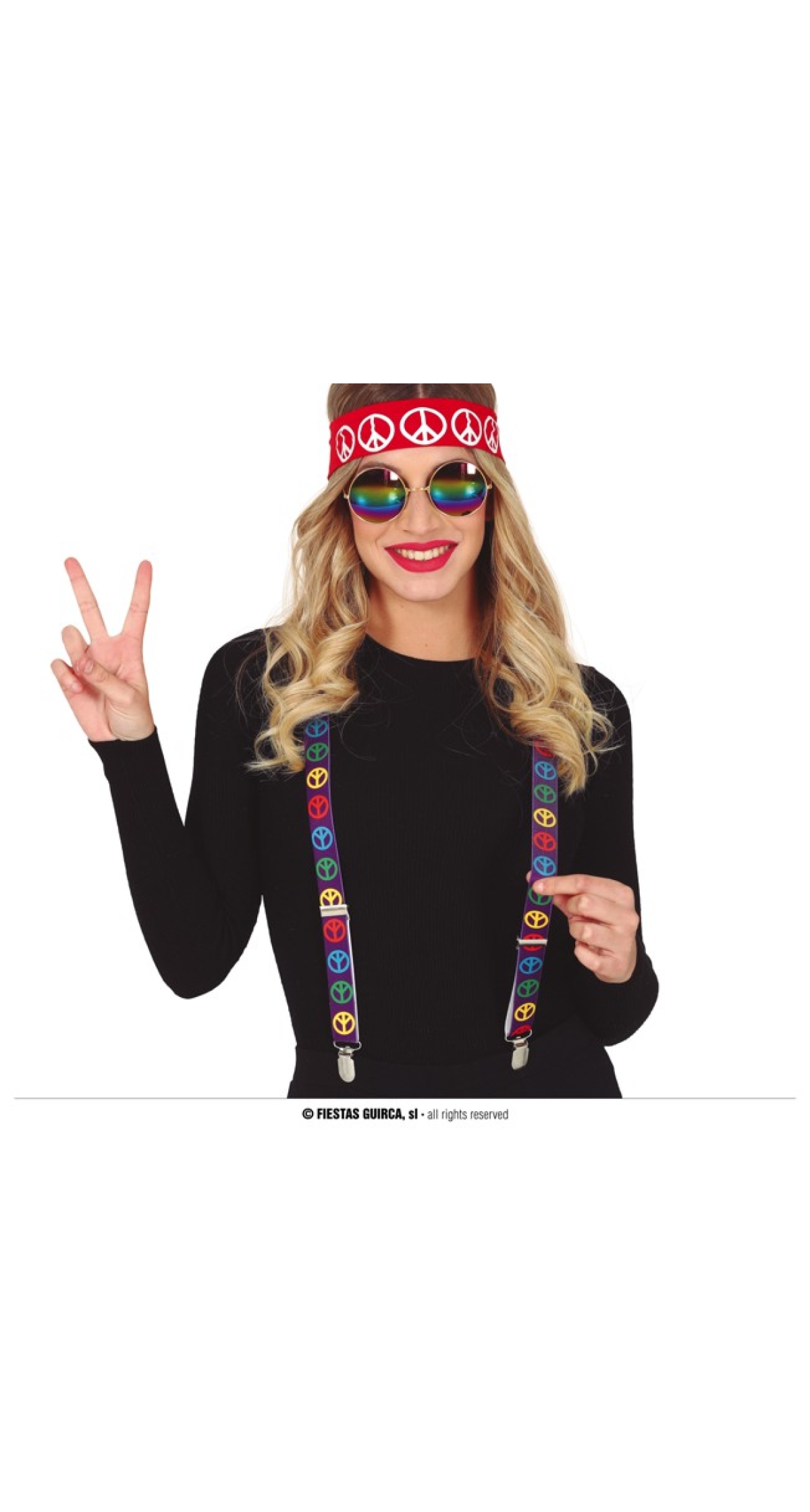 Hippie Instant Costume Set - 3pcs