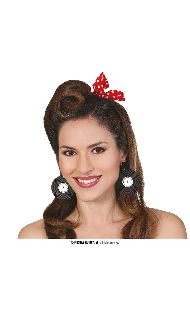 Vinyl Record Earrings