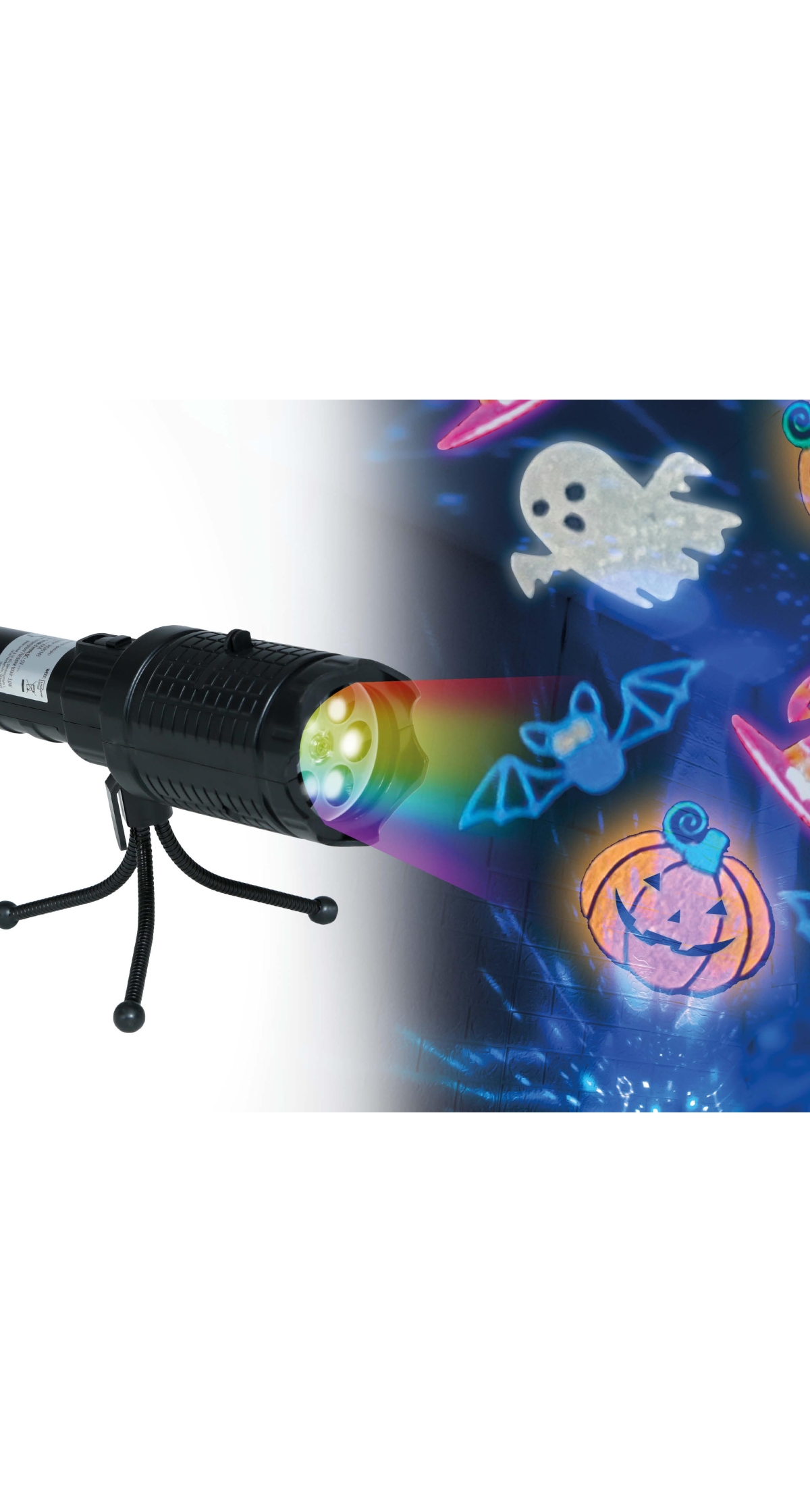 Halloween Led Projector 22cm With Tripod (Batteries / USB)