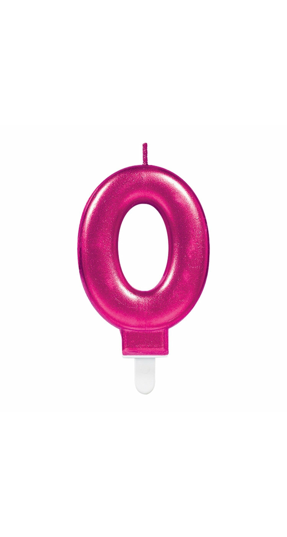 Candle Sparkling Celebrations Pink 7.5cm - No. 0 - Image 2