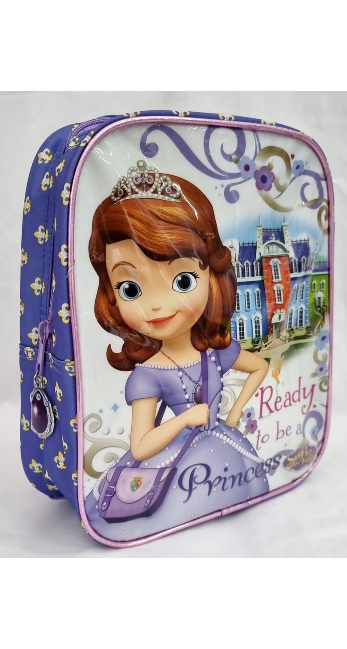 Disney Sofia Ready To Be A Princess Mini School Backpack - 27x23cm
