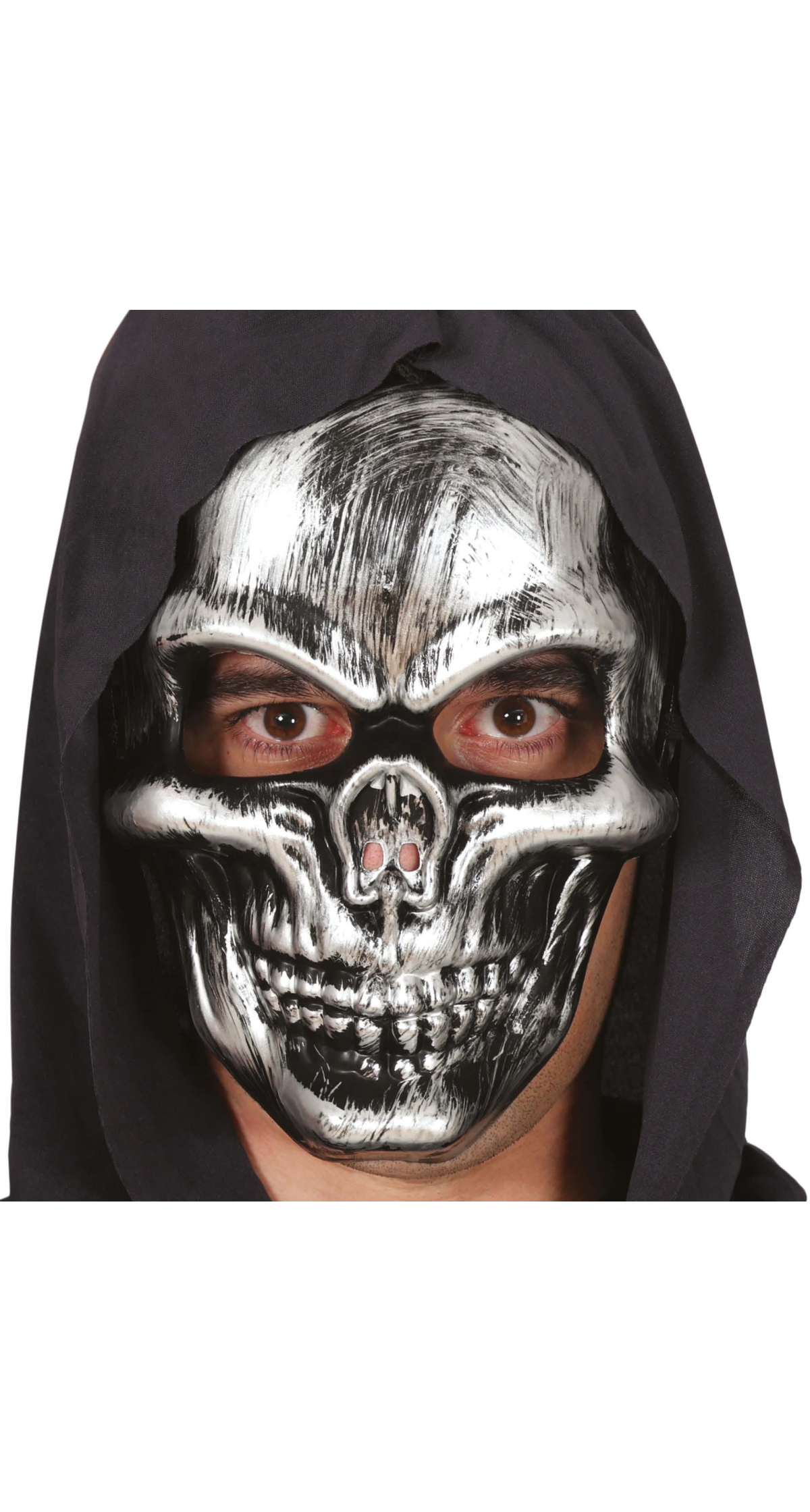 Halloween Skull Mask (PVC) - Adult One Size