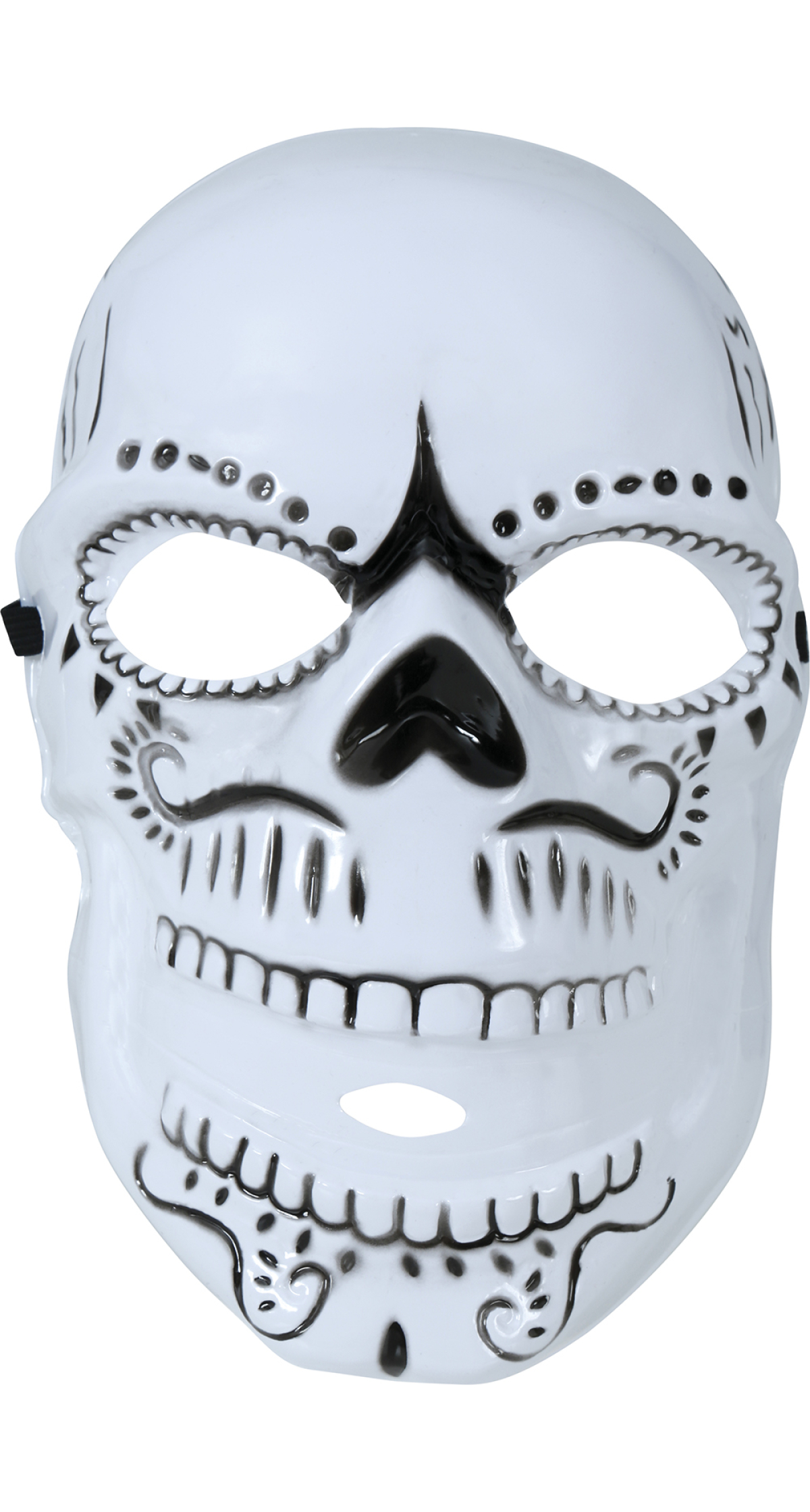 Halloween  Skeleton Mask (PVC) - Adult One Size