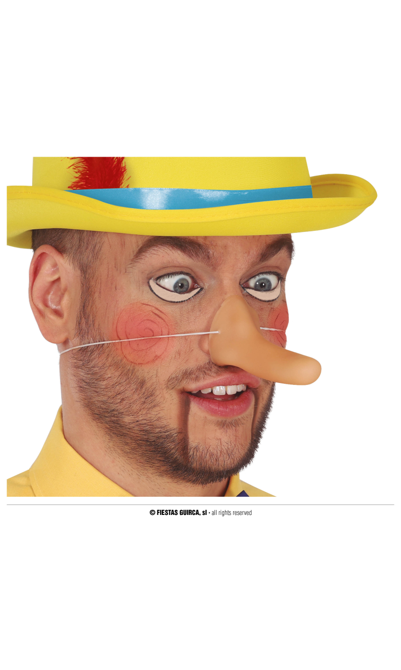 Pinocchio Latex Long Nose - 10cm