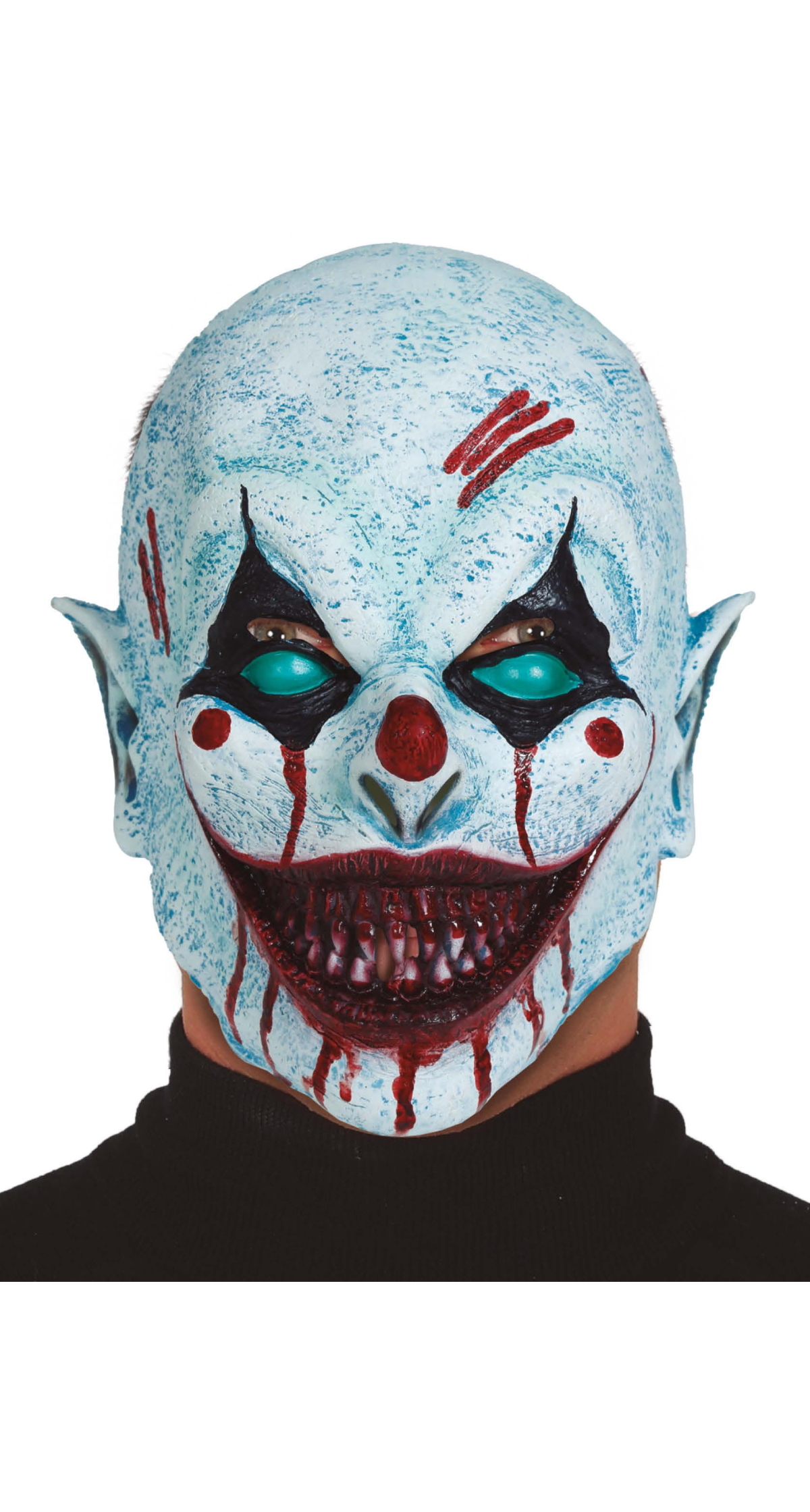 Gruesome Clown Latex Mask - Adult One Size
