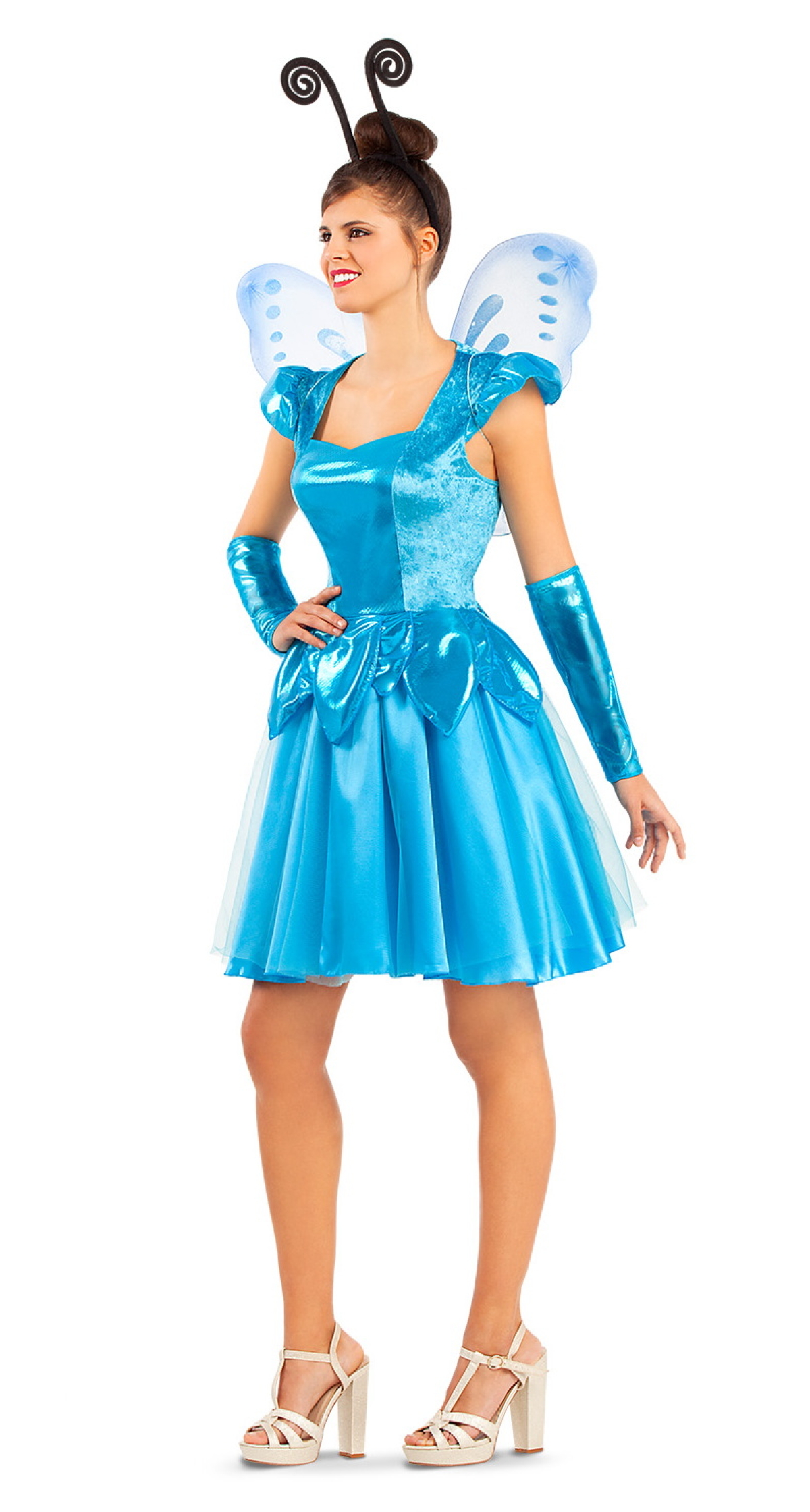 Classy Blue Fairy Costume - Adult Size Medium / Large