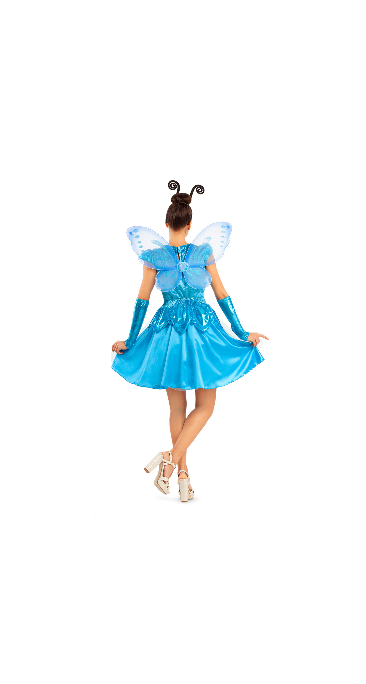 Classy Blue Fairy Costume - Adult Size Medium / Large - Image 2