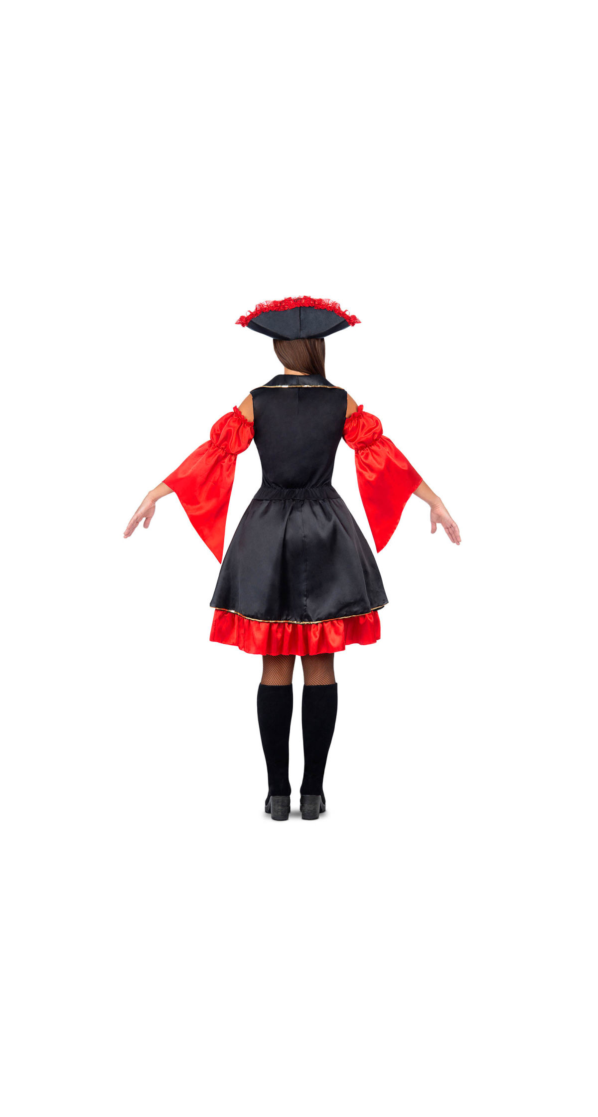 Deluxe Sassy Pirate Woman Costume - Adult Size Small