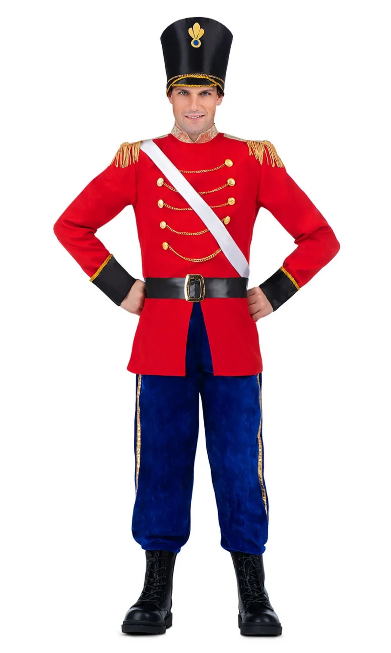 Deluxe Toy Soldier Man Costume - Adult Size Small