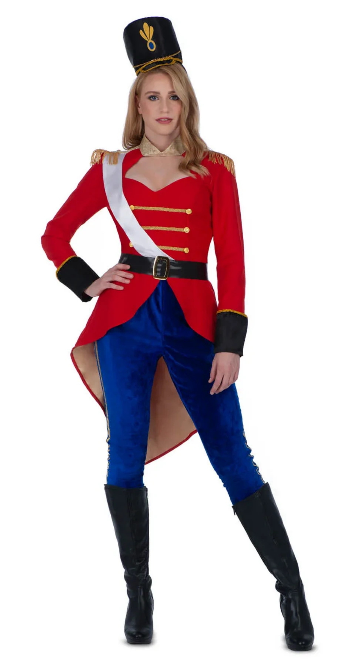 Deluxe Toy Soldier Lady Costume - Adult Size Small