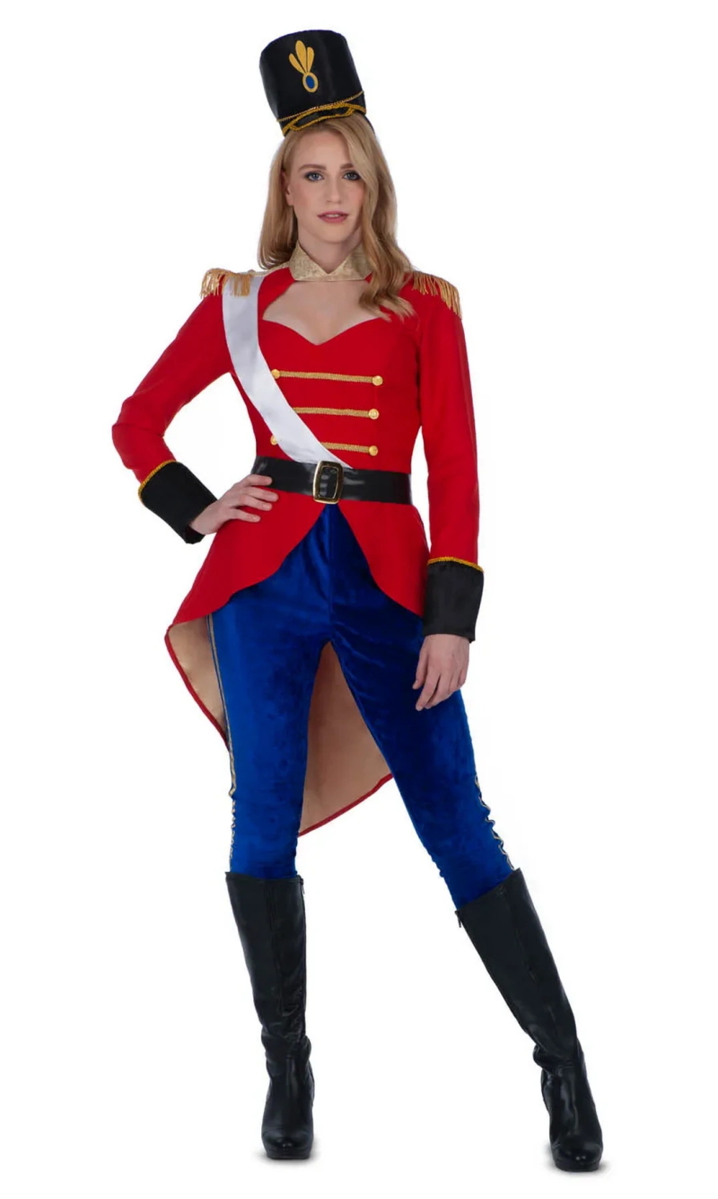 Deluxe Toy Soldier Lady Costume - Adult Size Small