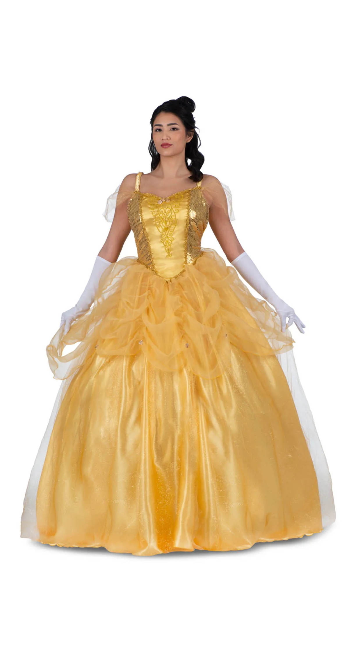 Enchanted Princess Belle Costume - Adult Size Small