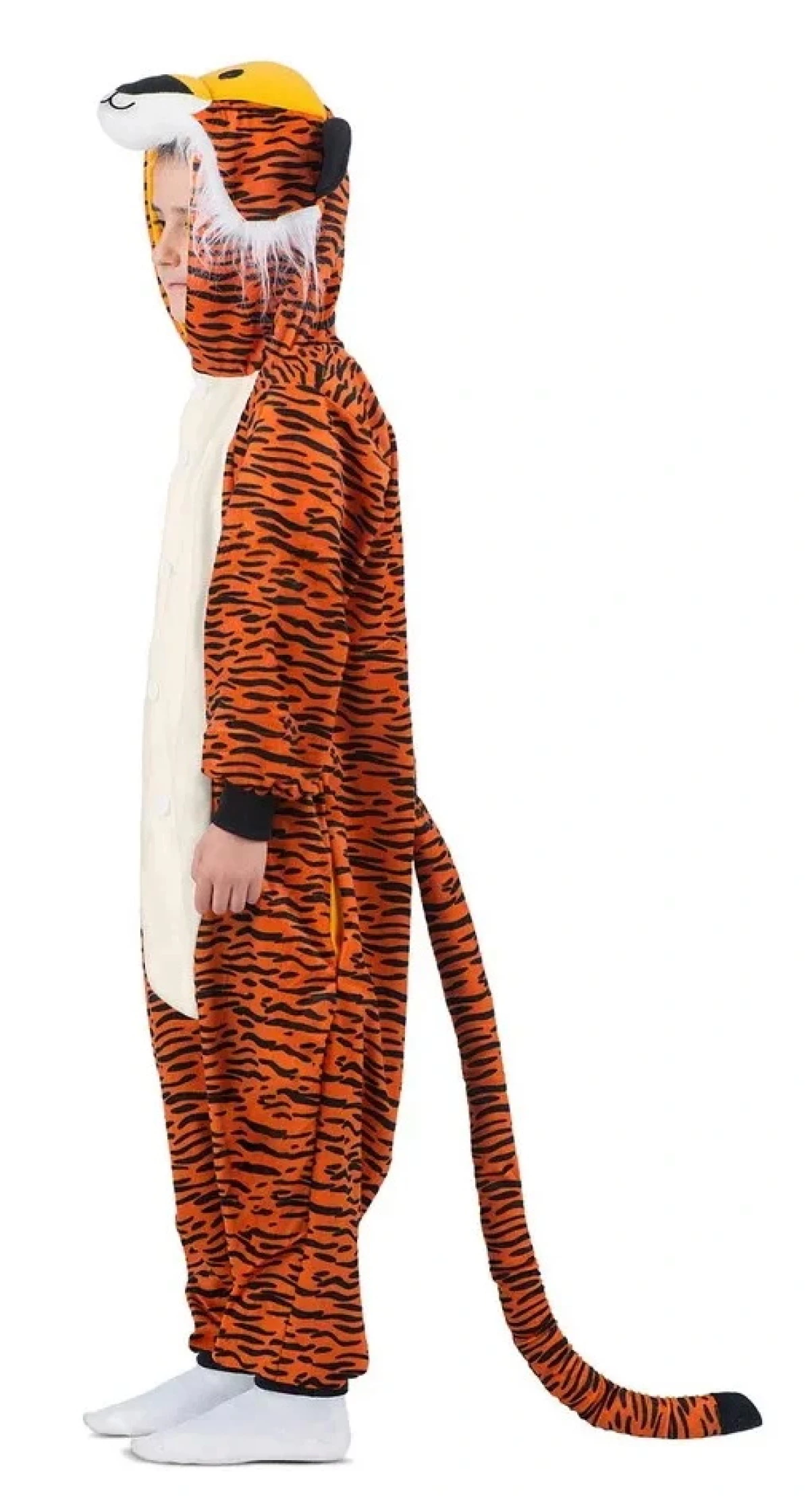 Kigurumi Onesie Tiger Costume (Child One Size) - Age 7 to 12 Years - Image 3