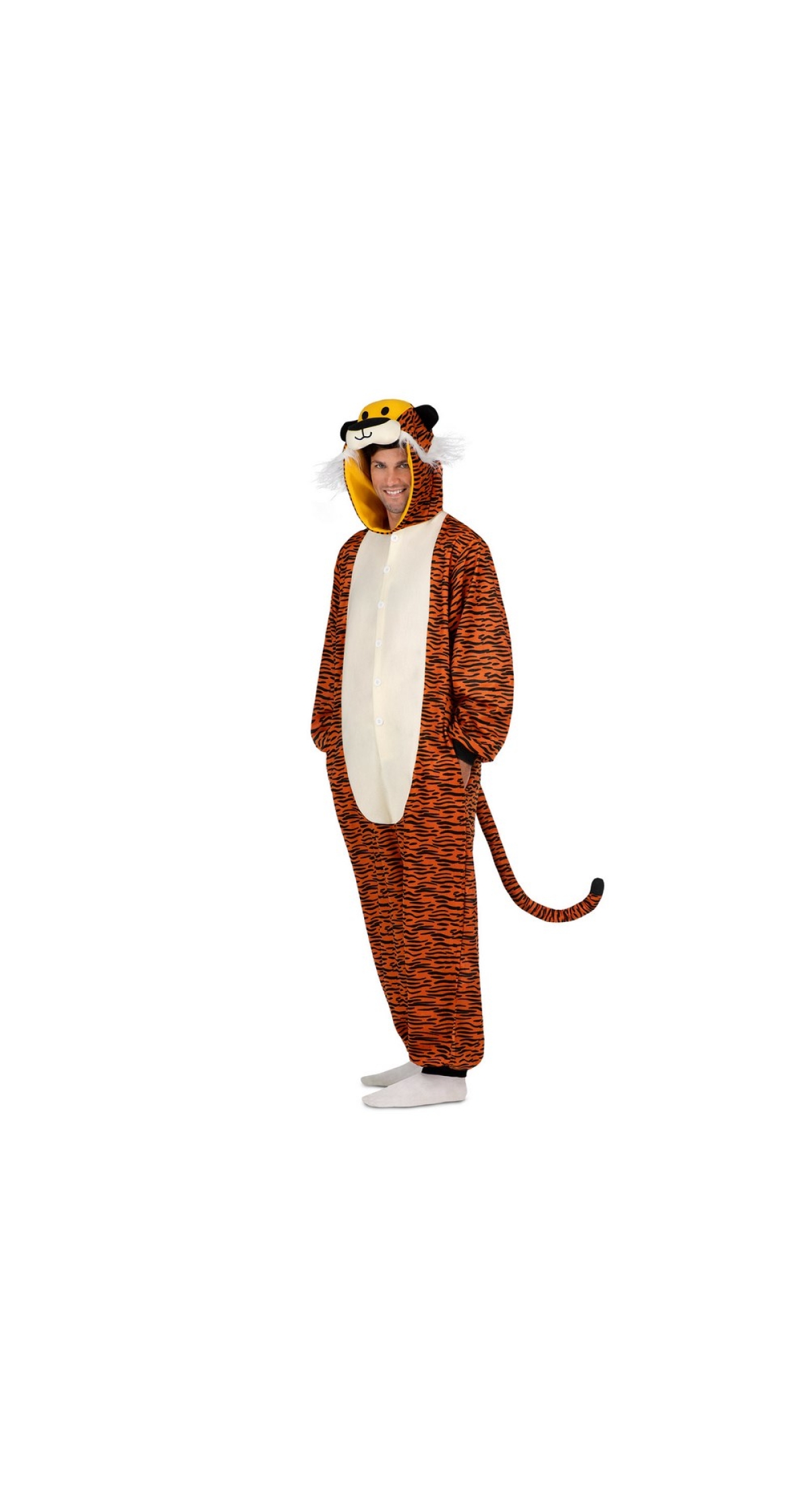 Tiger Kigurumi Onesie Costume - Adult Size Big - Image 2