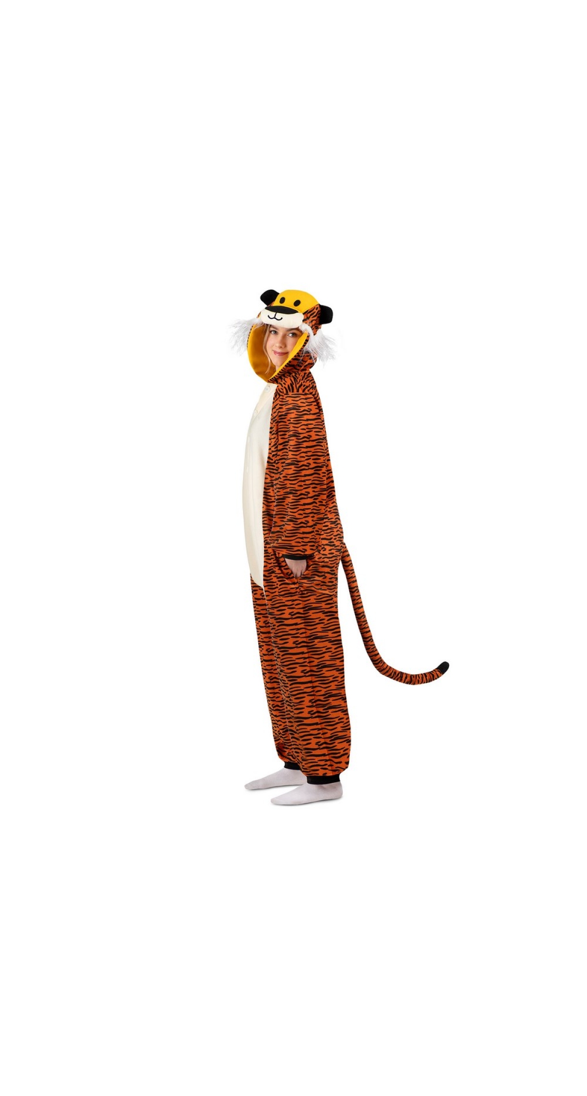 Tiger Kigurumi Onesie Costume - Adult Size Big - Image 9