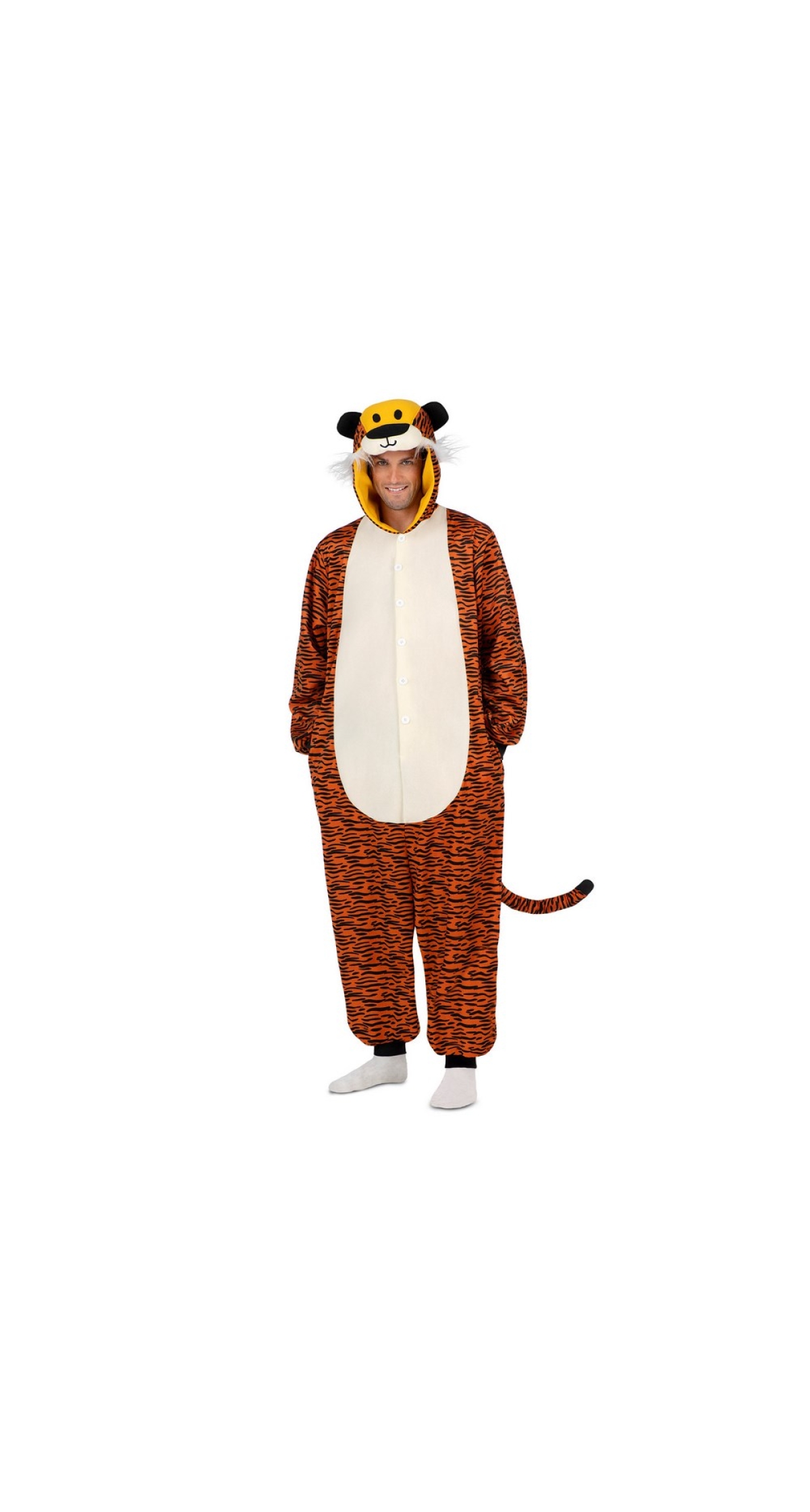 Tiger Kigurumi Onesie Costume - Adult Size Big - Image 11